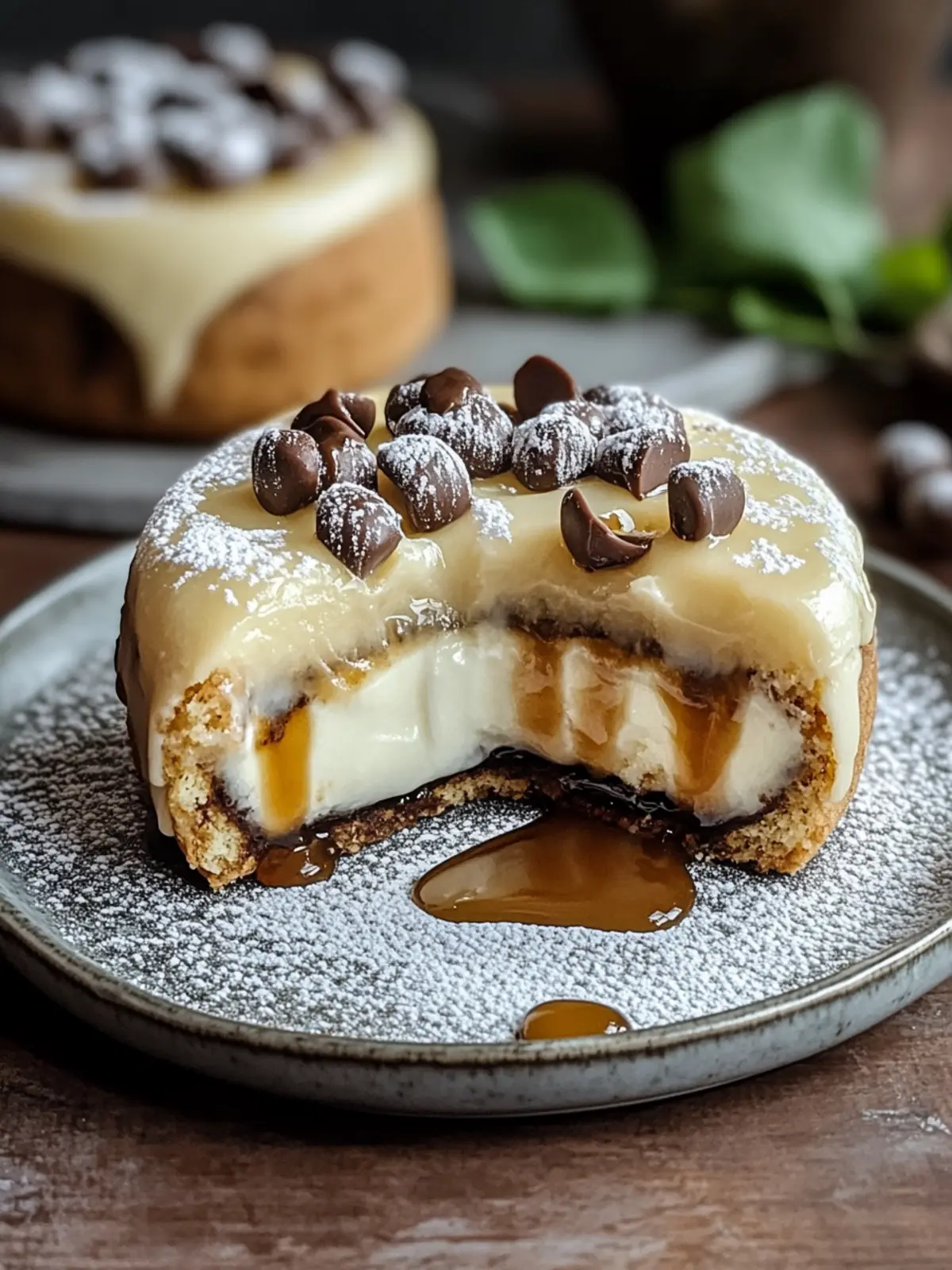 Leckere Schokoladen-Cheesecake-Kekse zum Verlieben 4 Delicious treat of chocolate and cheesecake in a cookie