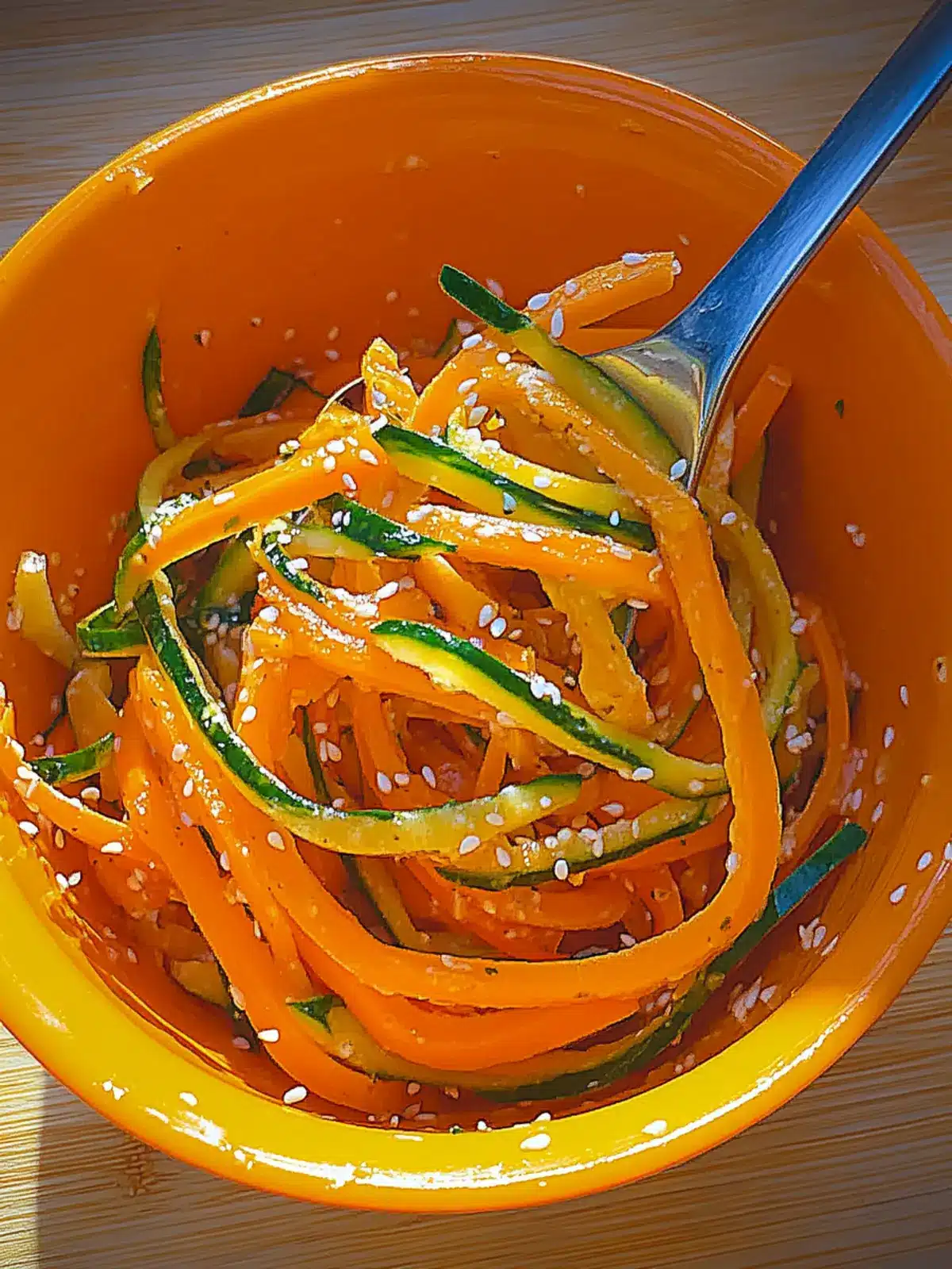 Perfekter Gurken-Möhren-Salat für heiße Tage 4 Refreshing cucumber-carrot salad: This is how it turns out perfectly