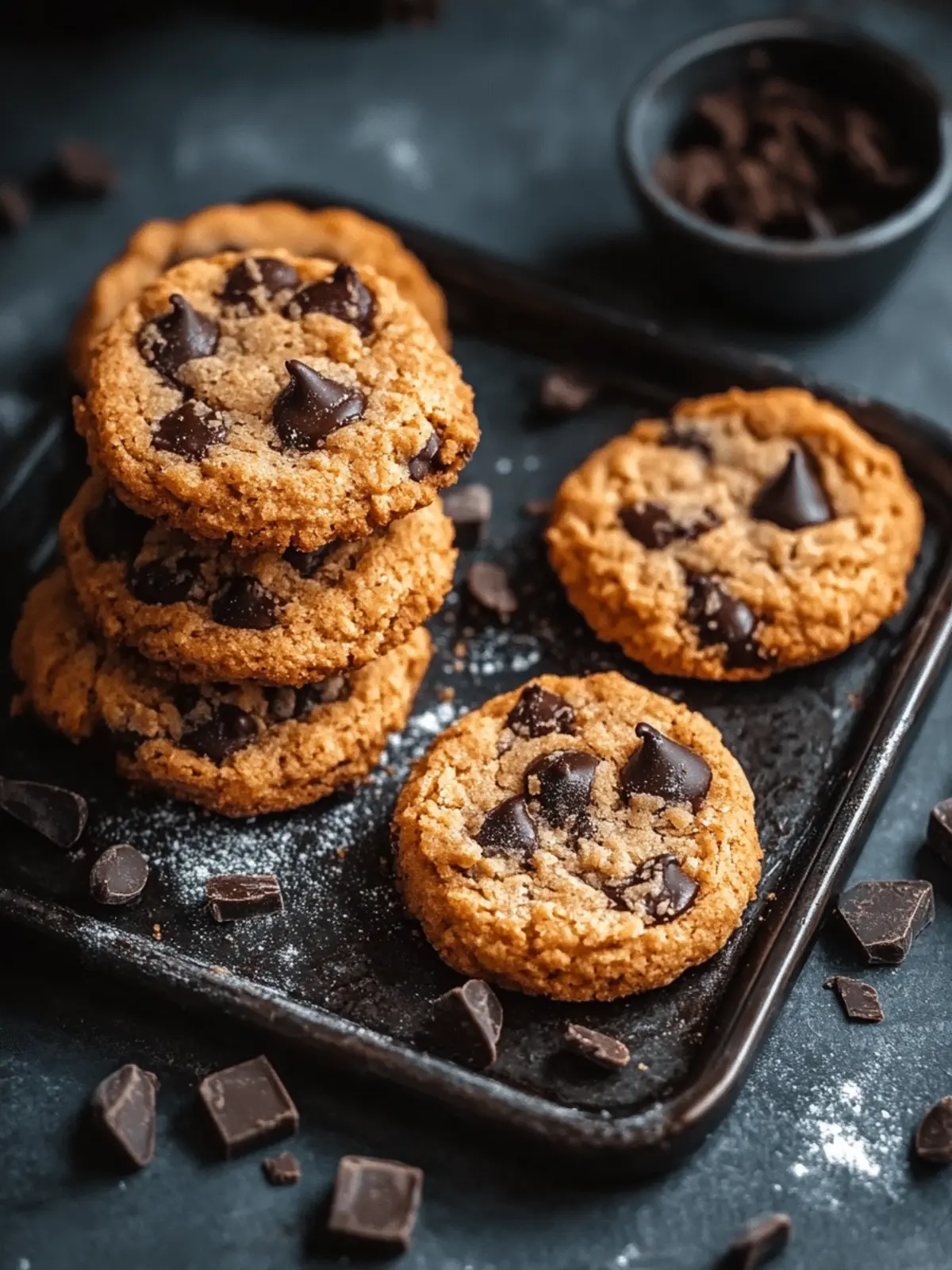 Kölner Schokoladenkekse mit knusprigen Chips genießen 5 Kölner Schokoladenkekse mit knusprigen Chips