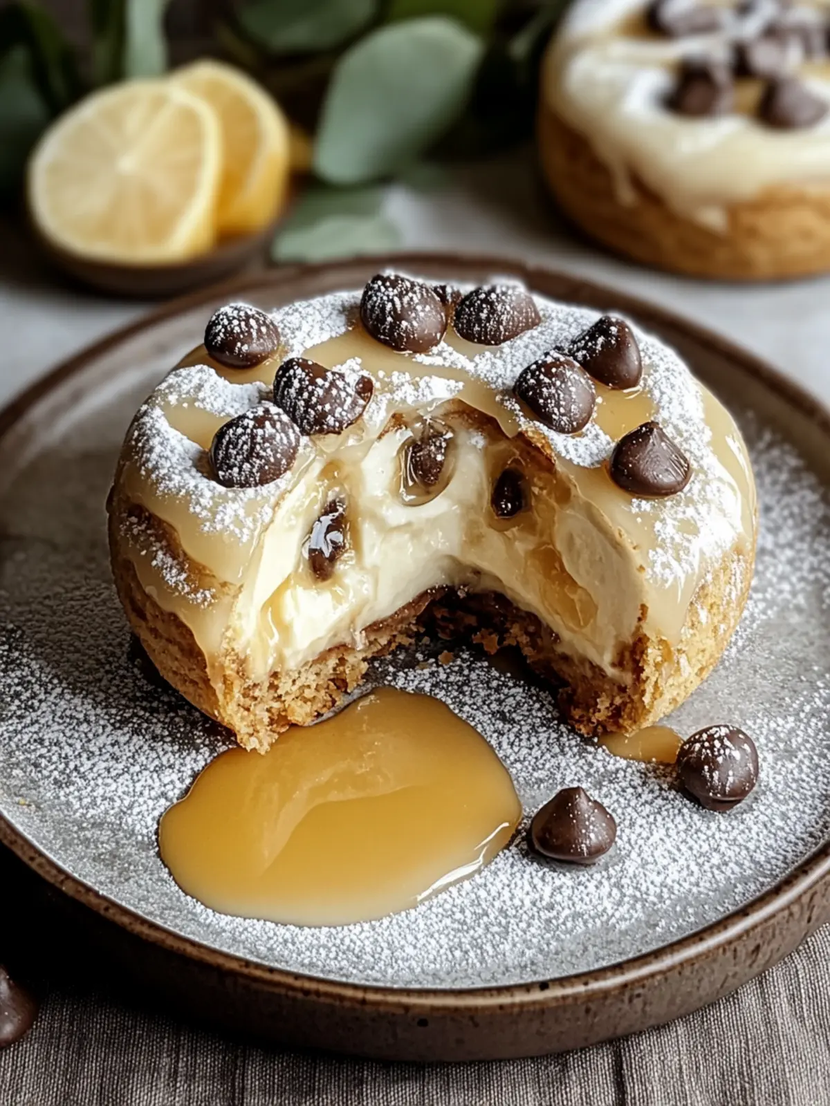 Leckere Schokoladen-Cheesecake-Kekse zum Verlieben 3 Delicious treat of chocolate and cheesecake in a cookie