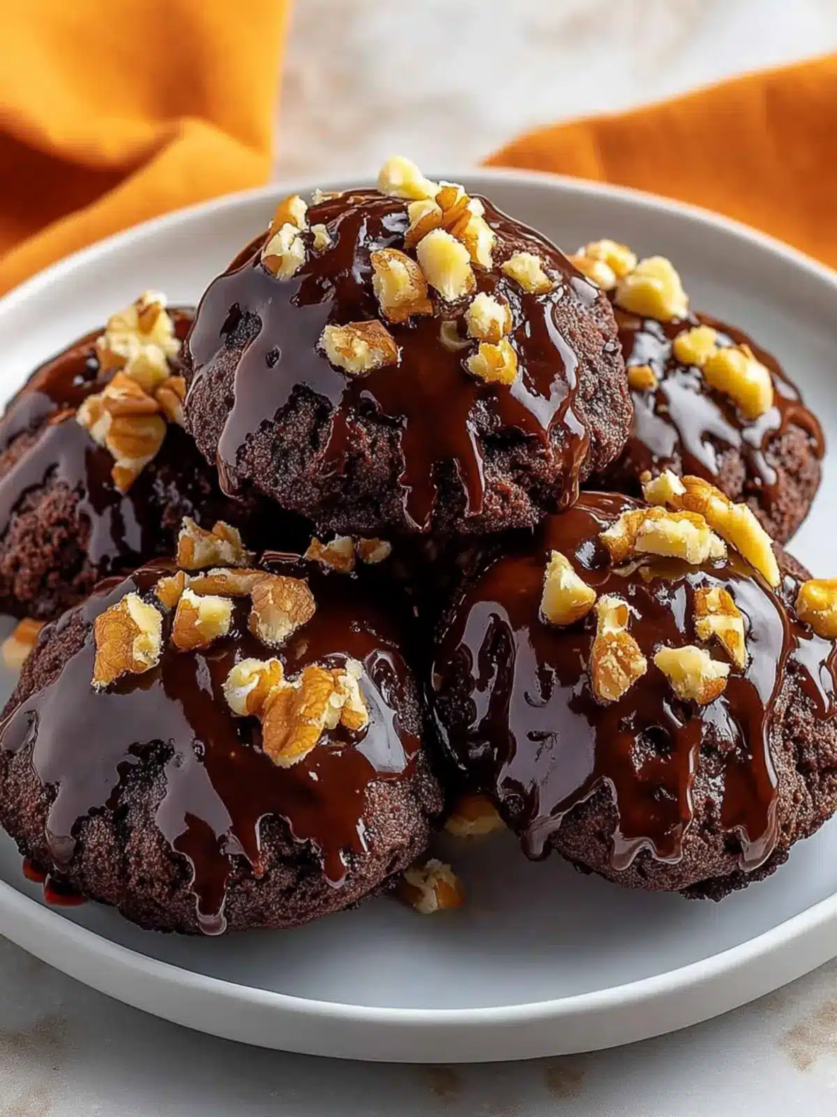 Saftige Schoko-Nuss-Kekse: Fudgy Traumkekse 5 Juicy Chocolate Nut Cookies: Delightfully Fudgy, Never Dry