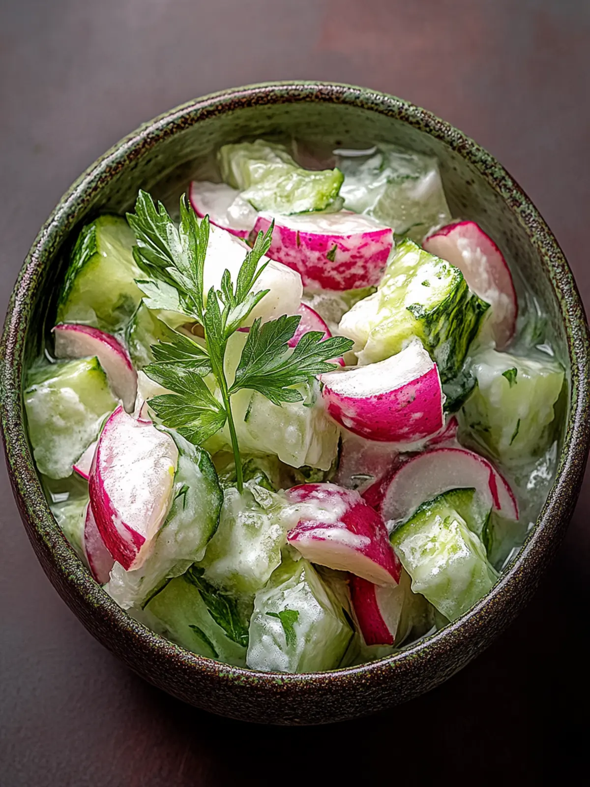 Radieschen-Gurken-Joghurt-Salat für heiße Tage 3 Radieschen-Gurken-Joghurt-Salat