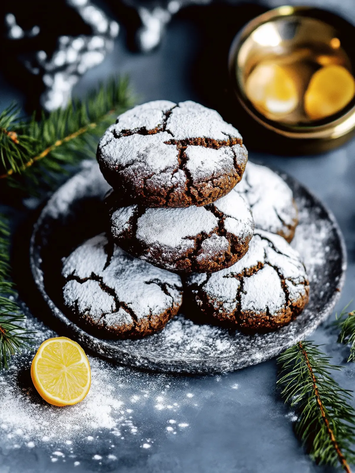 Schokoladige Crinkle Cookies – zart, fudgy & unwiderstehlich 3 Schokoladige Crinkle Cookies – zart, fudgy & unwiderstehlich