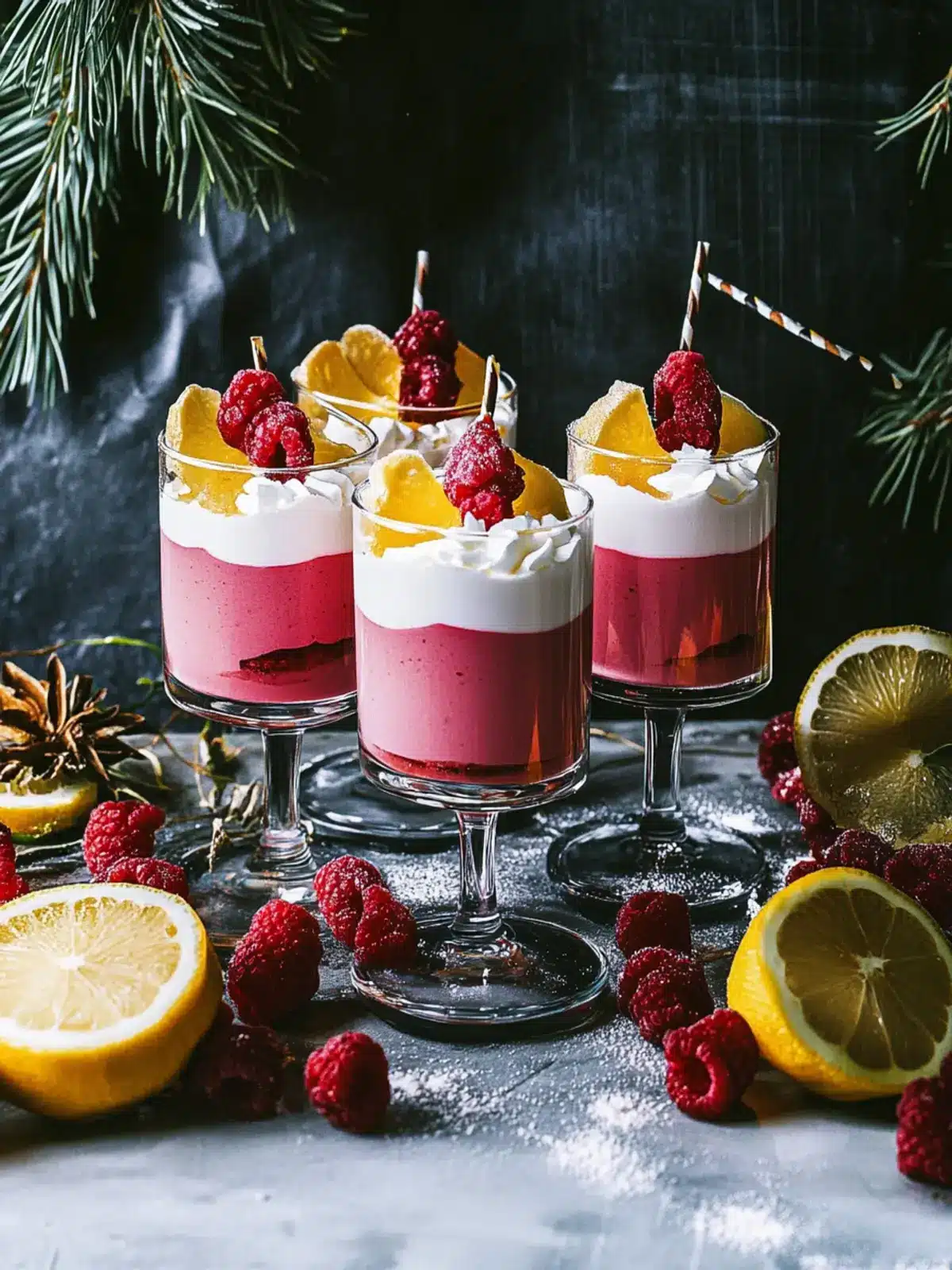 Himbeer-Zimtstern-Dessert für die perfekte Weihnachtsparty 3 Himbeer-Zimtstern-Dessert