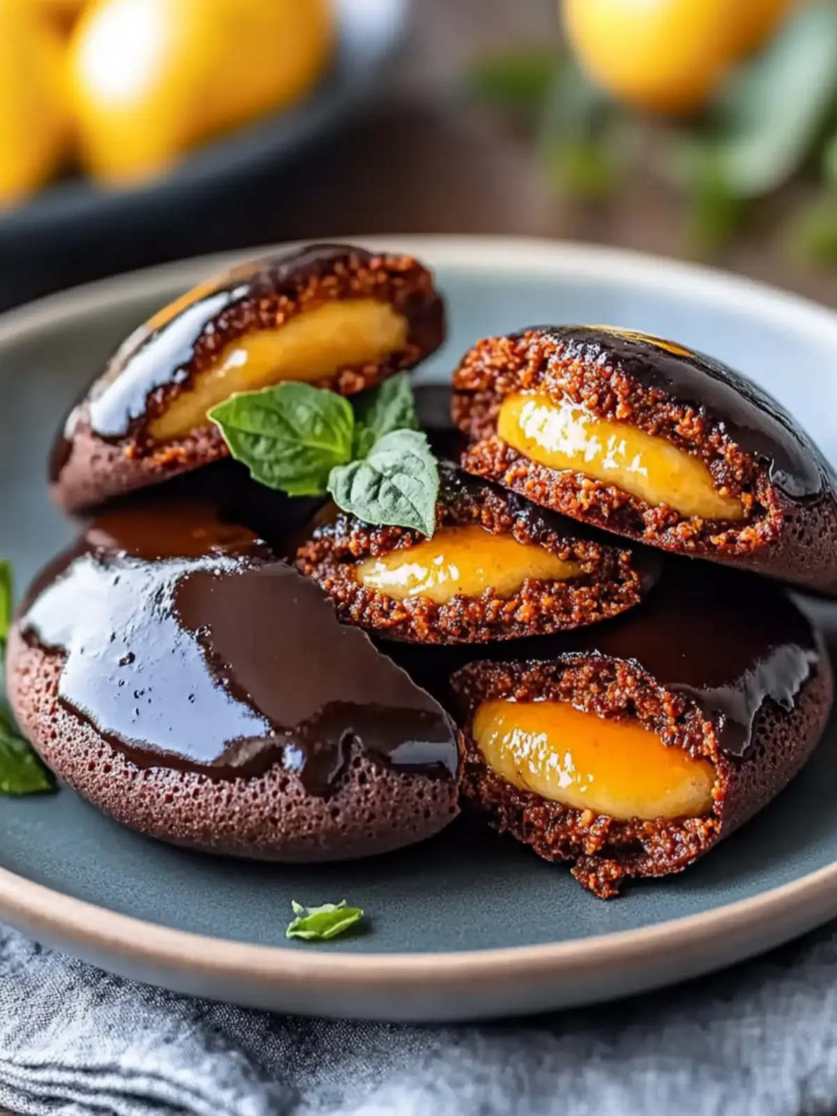 Saftige Schoko-Lebkuchen für unwiderstehlichen Genuss 4 Juicy chocolate gingerbread for irresistible enjoyment