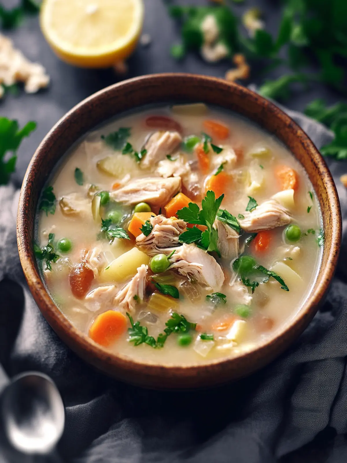 Schnelle Hühnersuppe für kalte Tage genießen 4 Schnelle Hühnersuppe