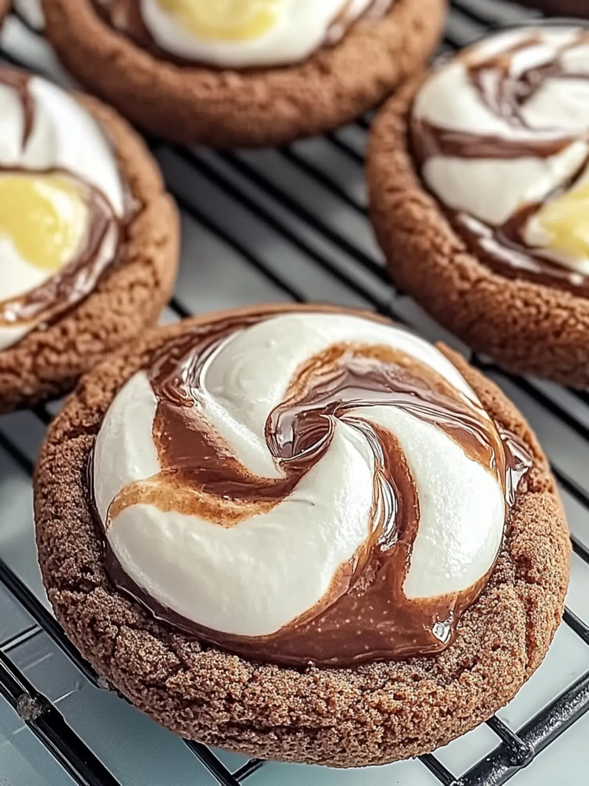 Schokoladen-Marshmallow-Schichtkekse zum Verlieben 3 Schokoladen-Marshmallow-Schichtkekse zum Verlieben