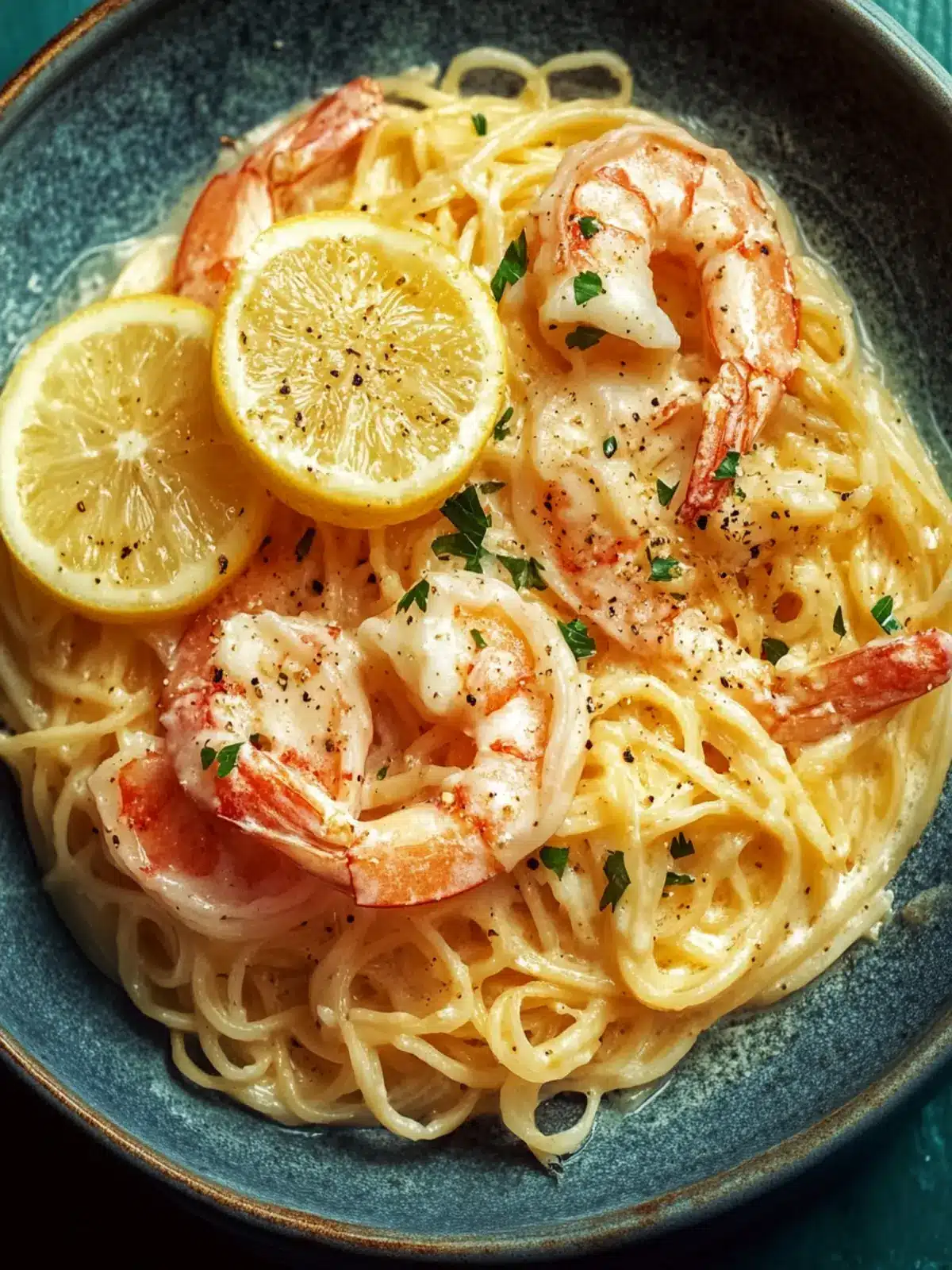 Cremige Garnelen-Pasta in nur 20 Minuten 5 Cremige Garnelen-Pasta