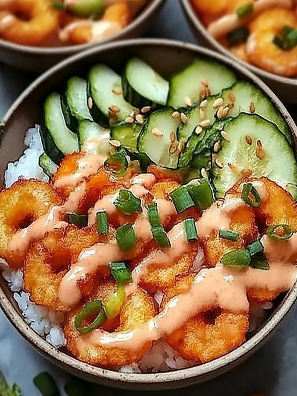 Köstliche Garnelen-Reis-Bowls mit scharfer Mayonnaise 5 Köstliche Garnelen-Reis-Bowls mit scharfer Mayonnaise: Ein unglaubliches ultimatives Rezept