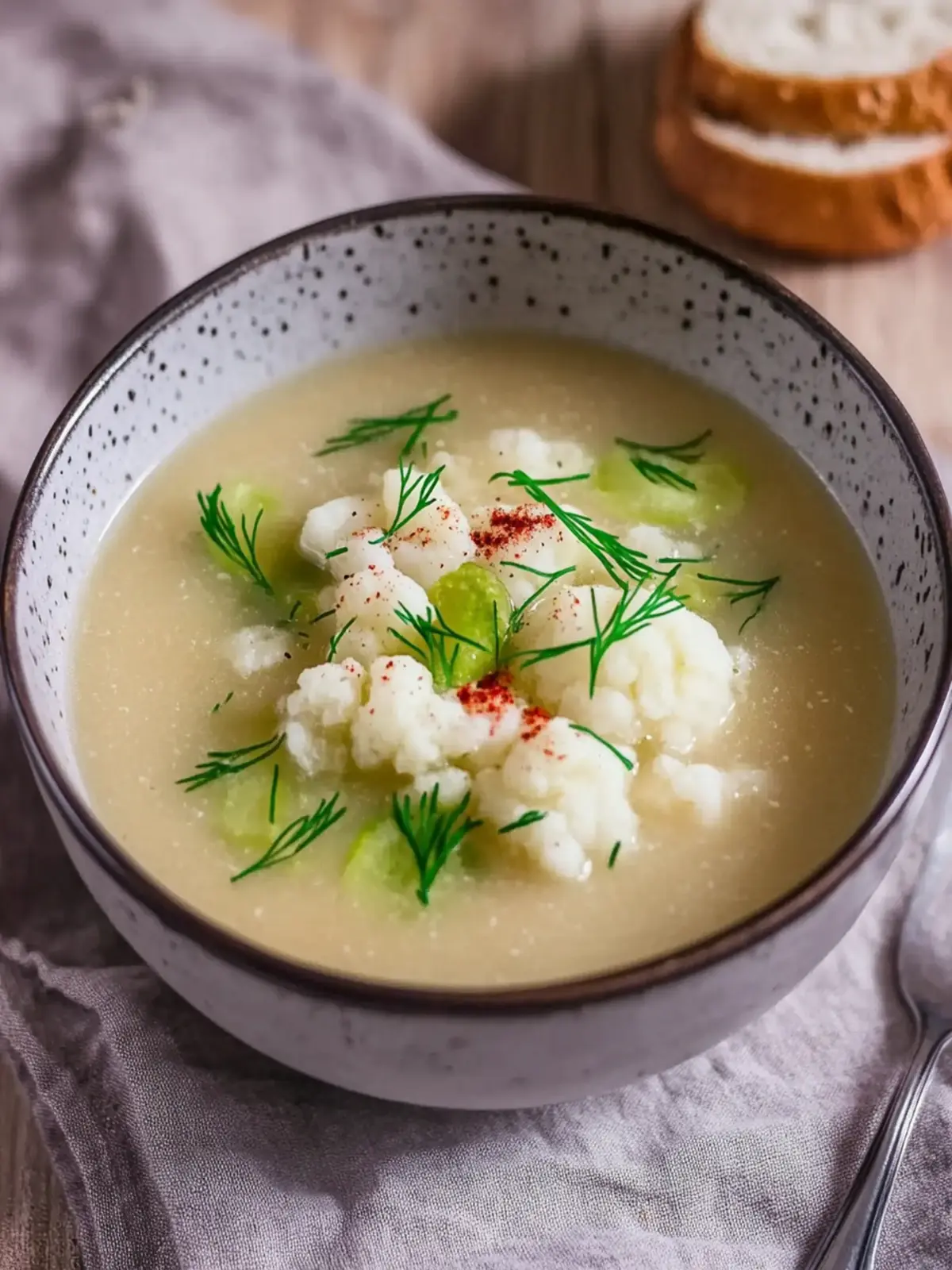 Blumenkohlsuppe - Schnelle und cremige Genüsse 5 Blumenkohlsuppe