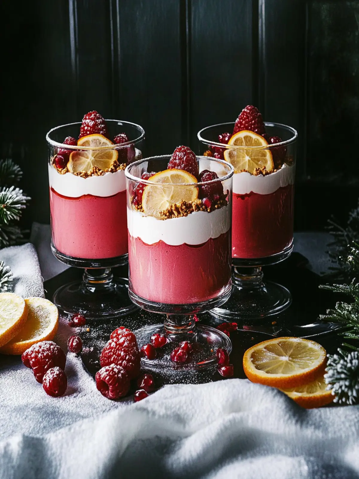 Himbeer-Zimtstern-Dessert für die perfekte Weihnachtsparty 4 Himbeer-Zimtstern-Dessert