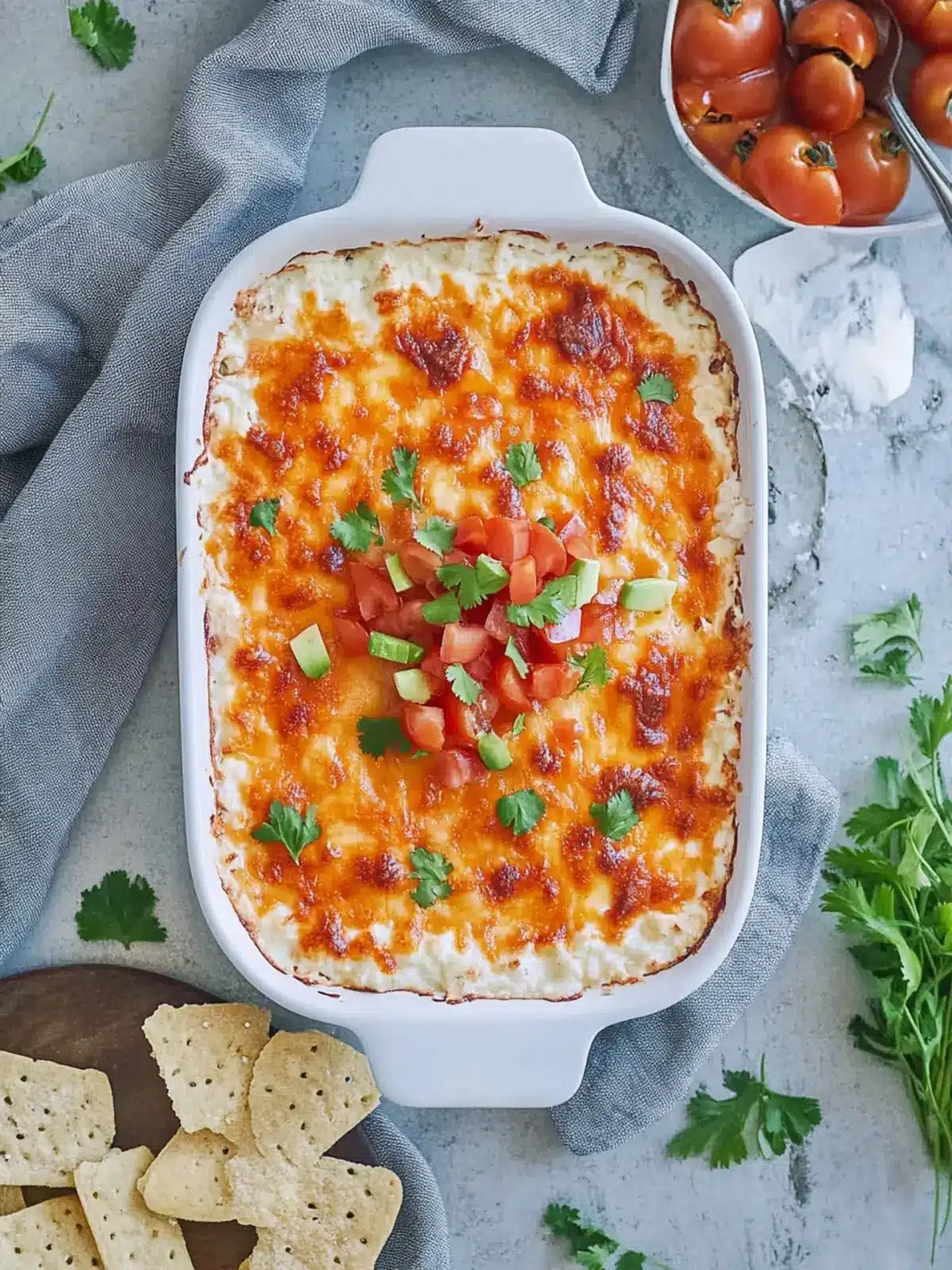 Hochprotein Hähnchendip mit Hüttenkäse genießen 2 Hochprotein Hähnchendip