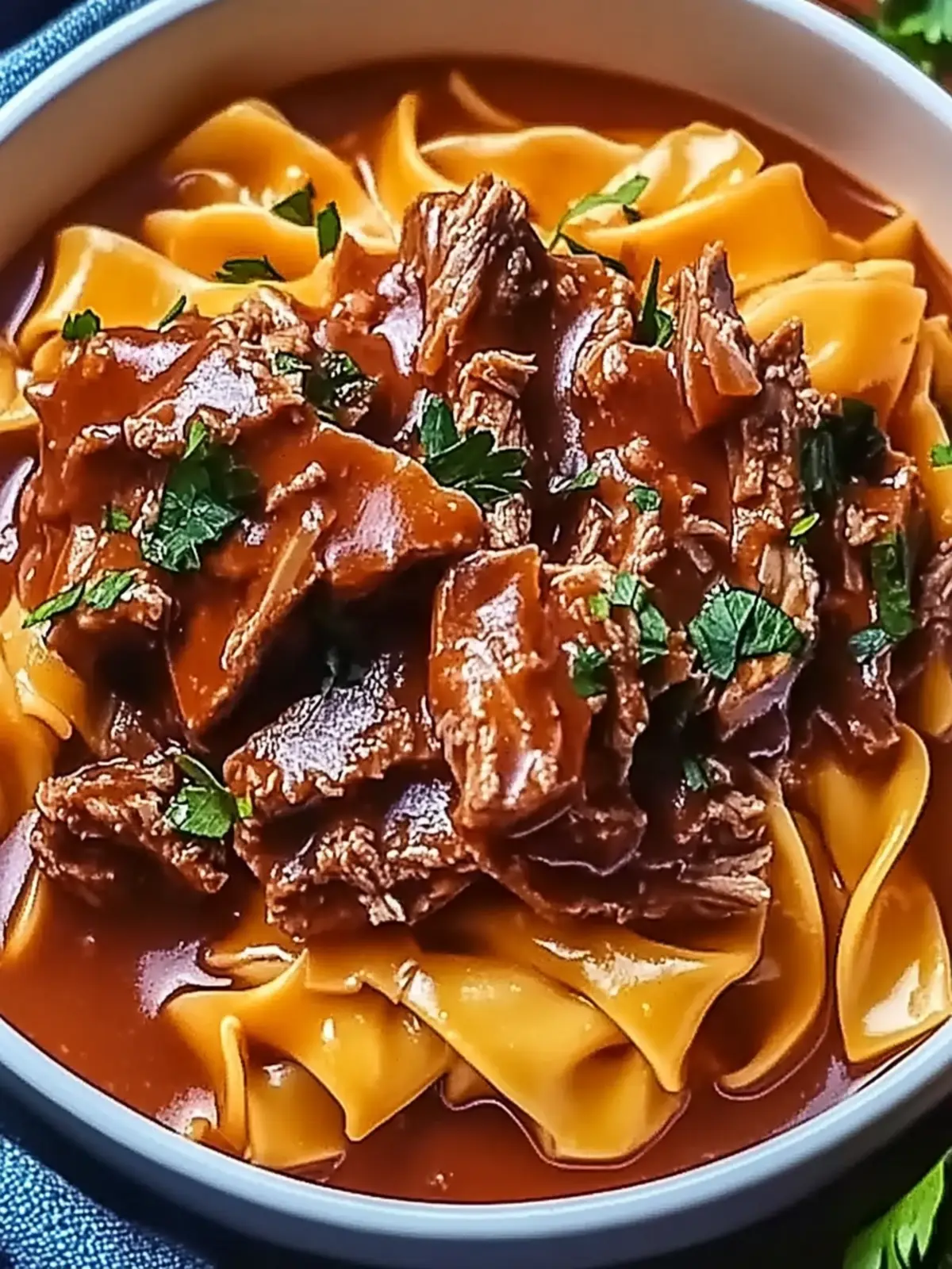 Koreanische Rindernudeln: Herzhafter Genuss aus dem Slow Cooker 4 Koreanische Rindernudeln