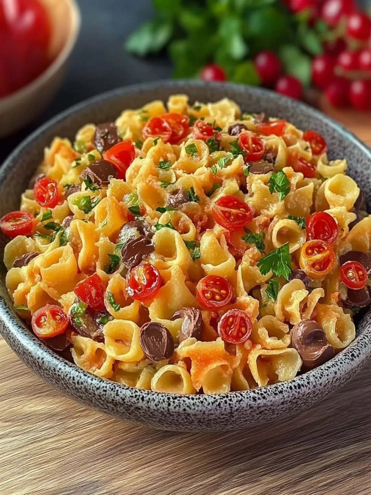 Türkischer Nudelsalat mit Gemüse: Einfach und Lecker 3 Türkischer Nudelsalat mit Gemüse: Das einfache und leckere Rezept