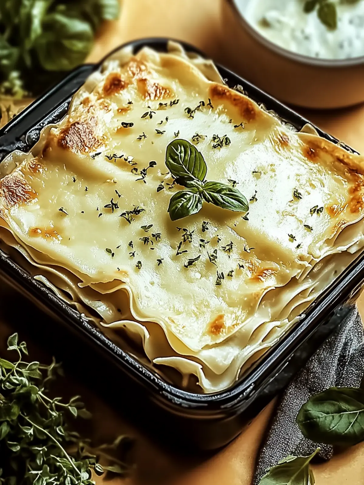 Lasagne mit Béchamelsauce für Ihr Wohlfühlessen 3 Lasagne with Béchamelsauce for a cozy feast