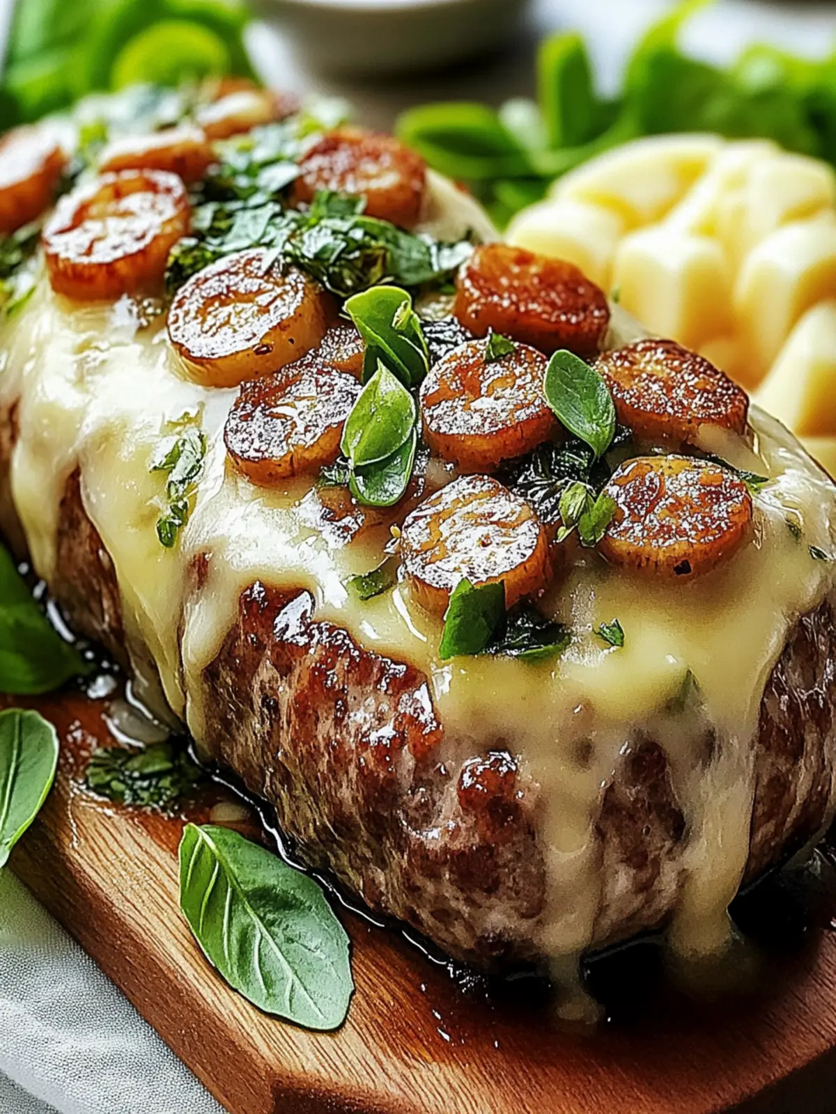 Herzhafter Bacon Pilz Schweizer Käse Hackbraten 4 Herzhafter Bacon Pilz Schweizer Käse Hackbraten Genuss