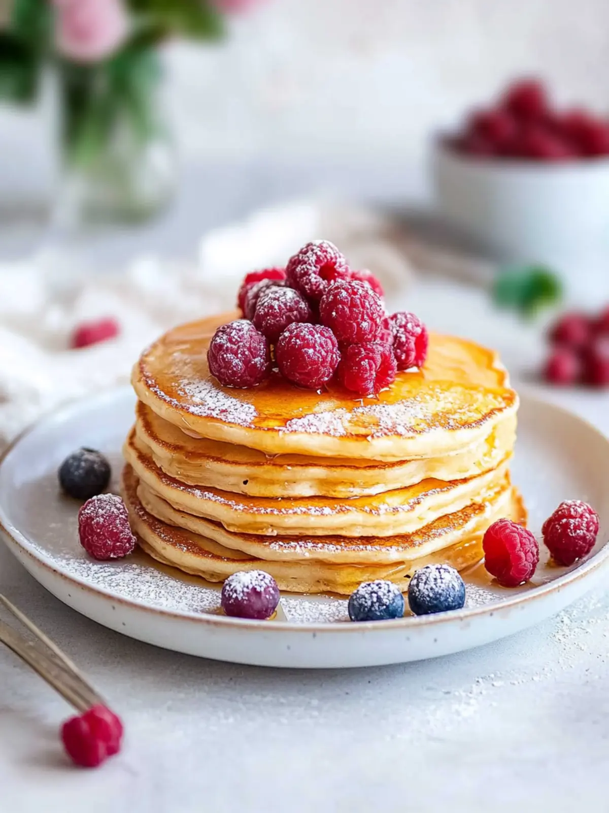 Buttermilch-Pfannkuchen – fluffig & einfach für dein Frühstück 3 Buttermilch-Pfannkuchen – fluffig & einfach