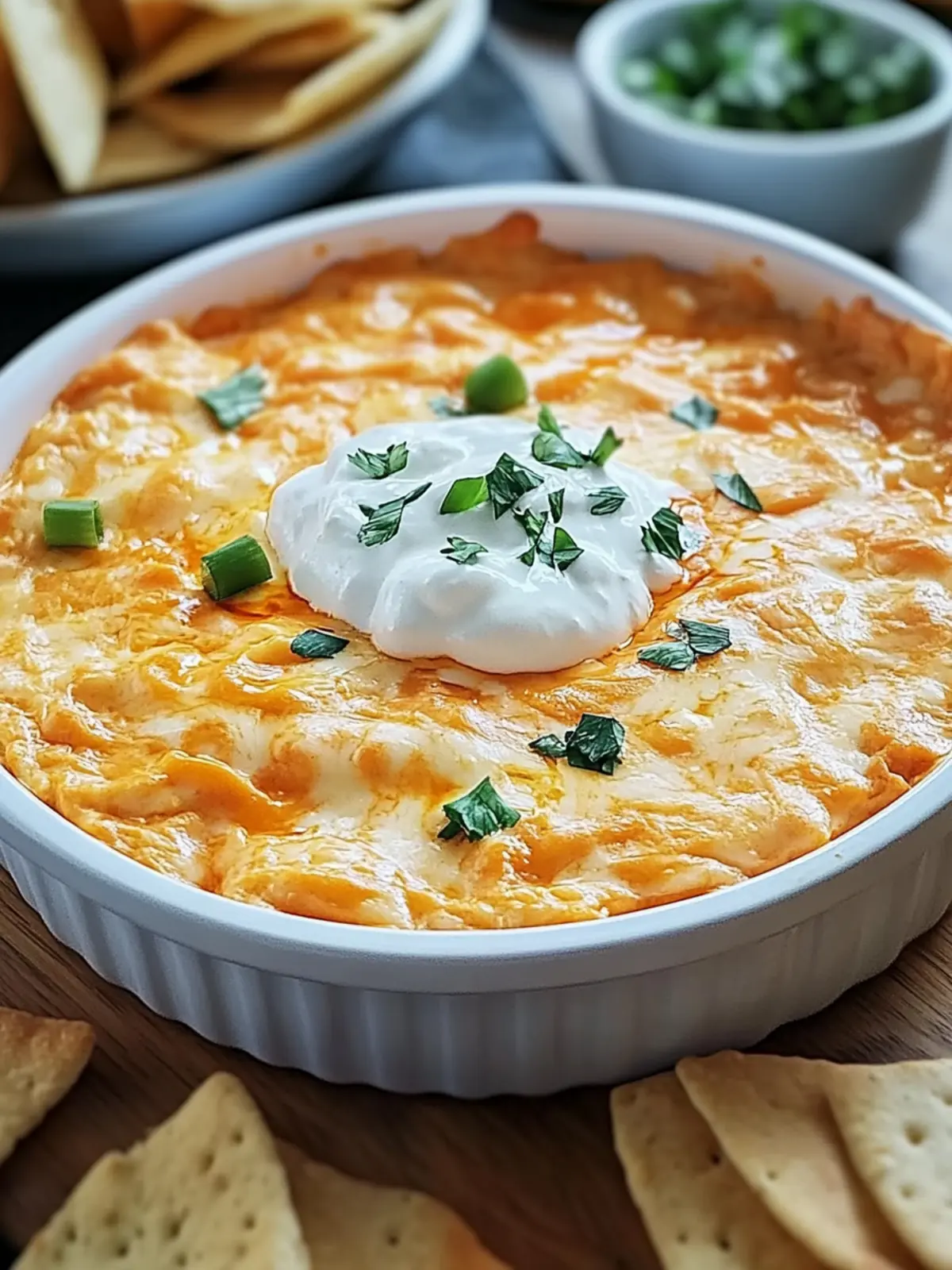 Frank's Red Hot Buffalo Hähnchen Dip für jede Party 3 Frank's Red Hot Buffalo Hähnchen Dip