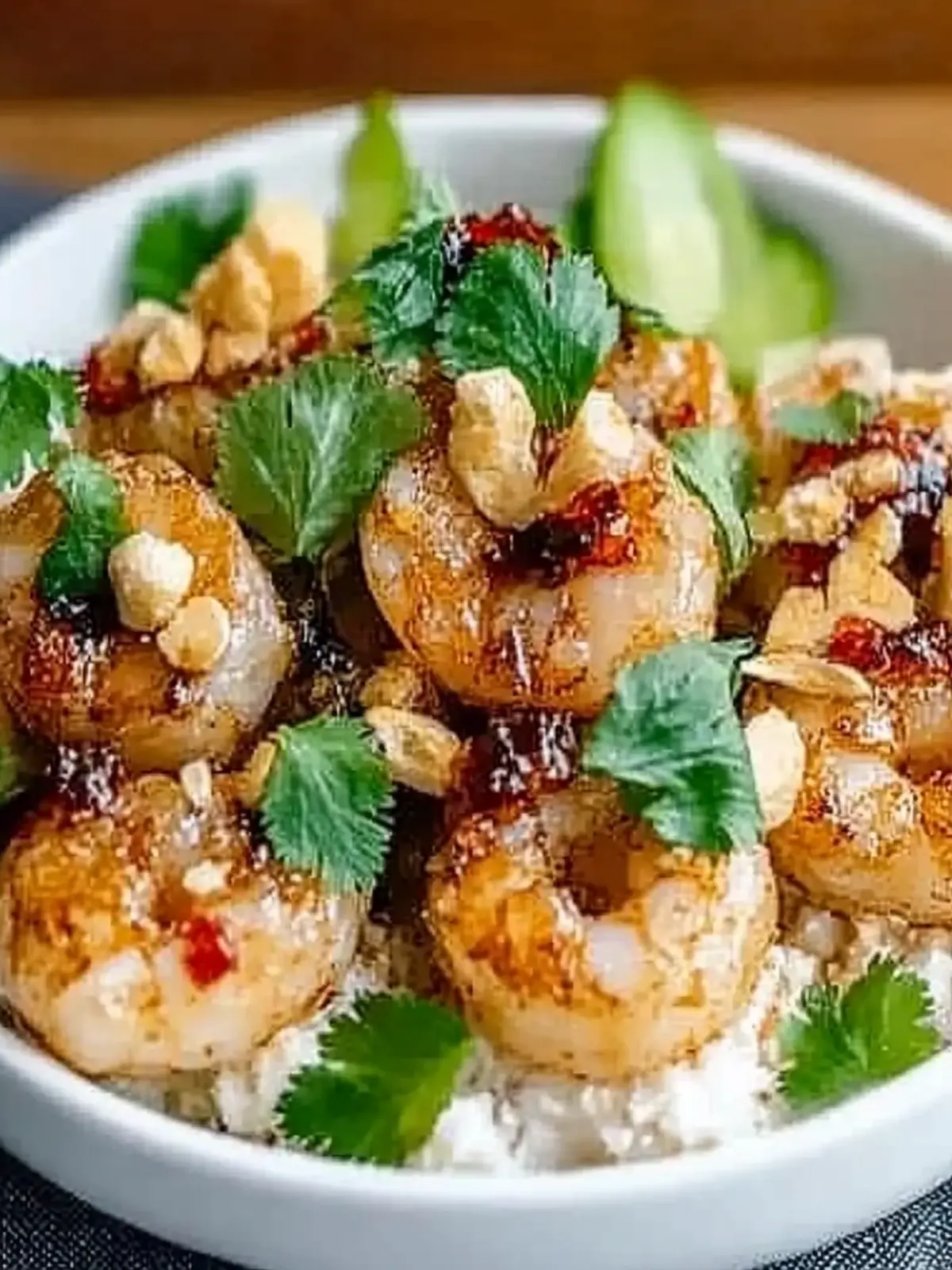 Crispy Rice with Spicy Shrimp Salad für jeden Anlass 3 Crispy rice with spicy shrimp salad