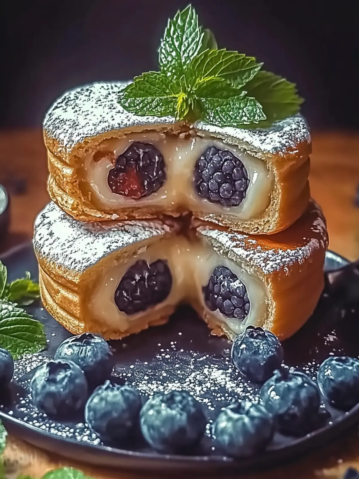 Käsekuchengefüllte Schokoladenkekse für Naschkatzen 3 Cheesecake-filled chocolate cookies for sweet tooths