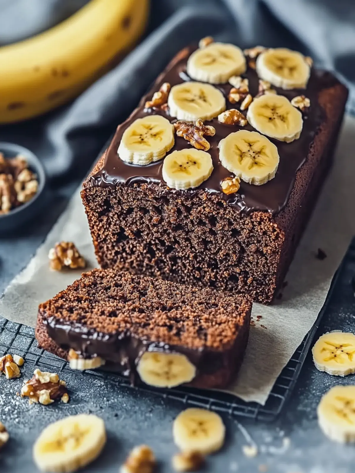Erdnussbutter Schokoladen Bananenbrot vegan leicht gemacht: Lecker und einfach 3 Erdnussbutter Schokoladen Bananenbrot vegan leicht gemacht