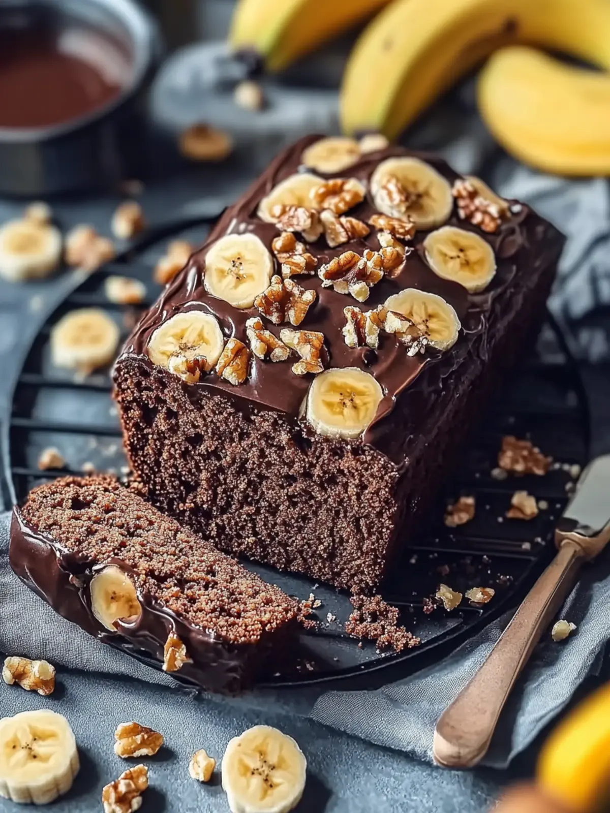 Erdnussbutter Schokoladen Bananenbrot vegan leicht gemacht: Lecker und einfach 5 Erdnussbutter Schokoladen Bananenbrot vegan leicht gemacht