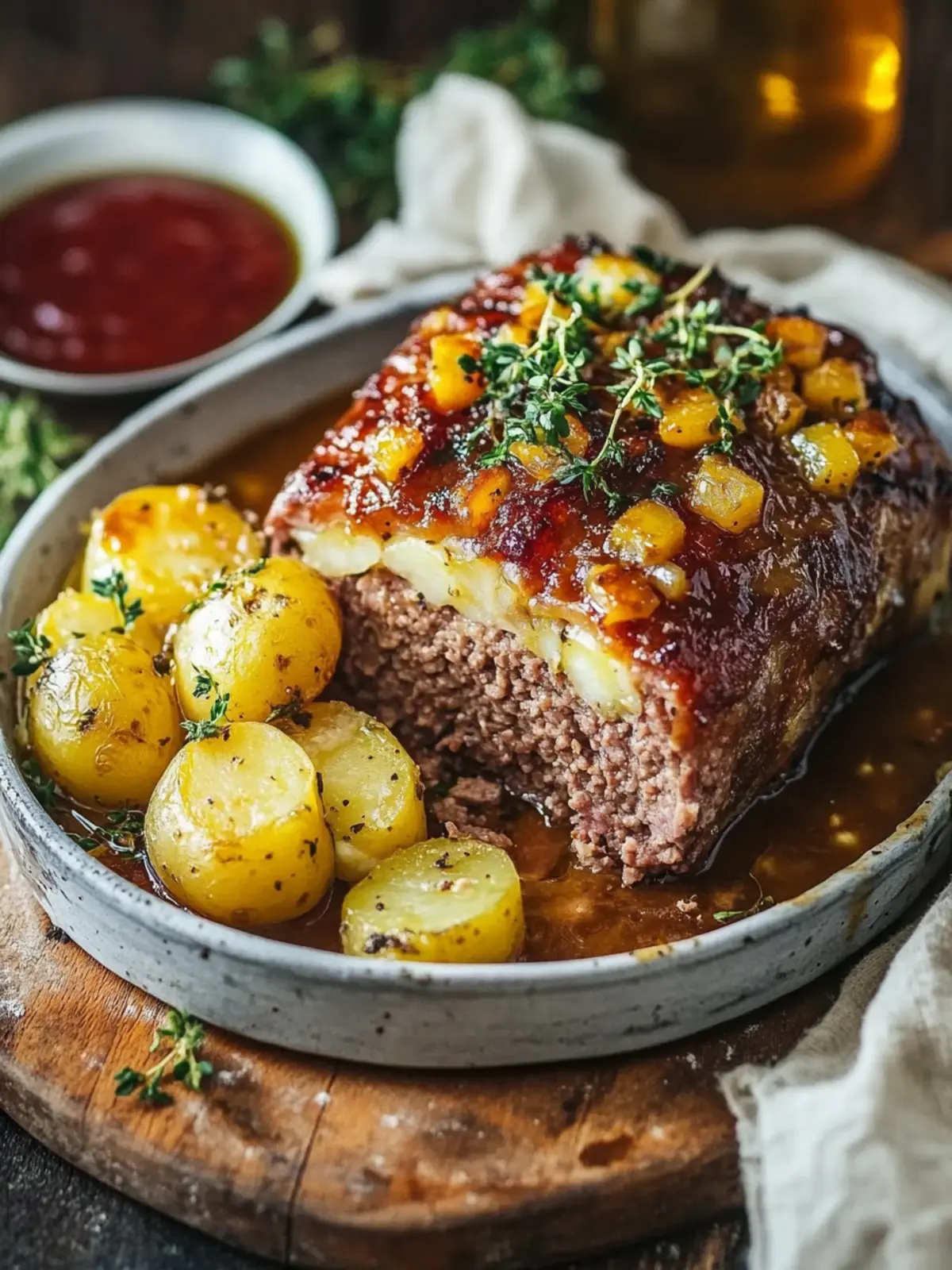 Hackbraten mit Kartoffelpüree und Käse – Ein Familienliebling 4 Hackbraten mit Kartoffelpüree und Käse
