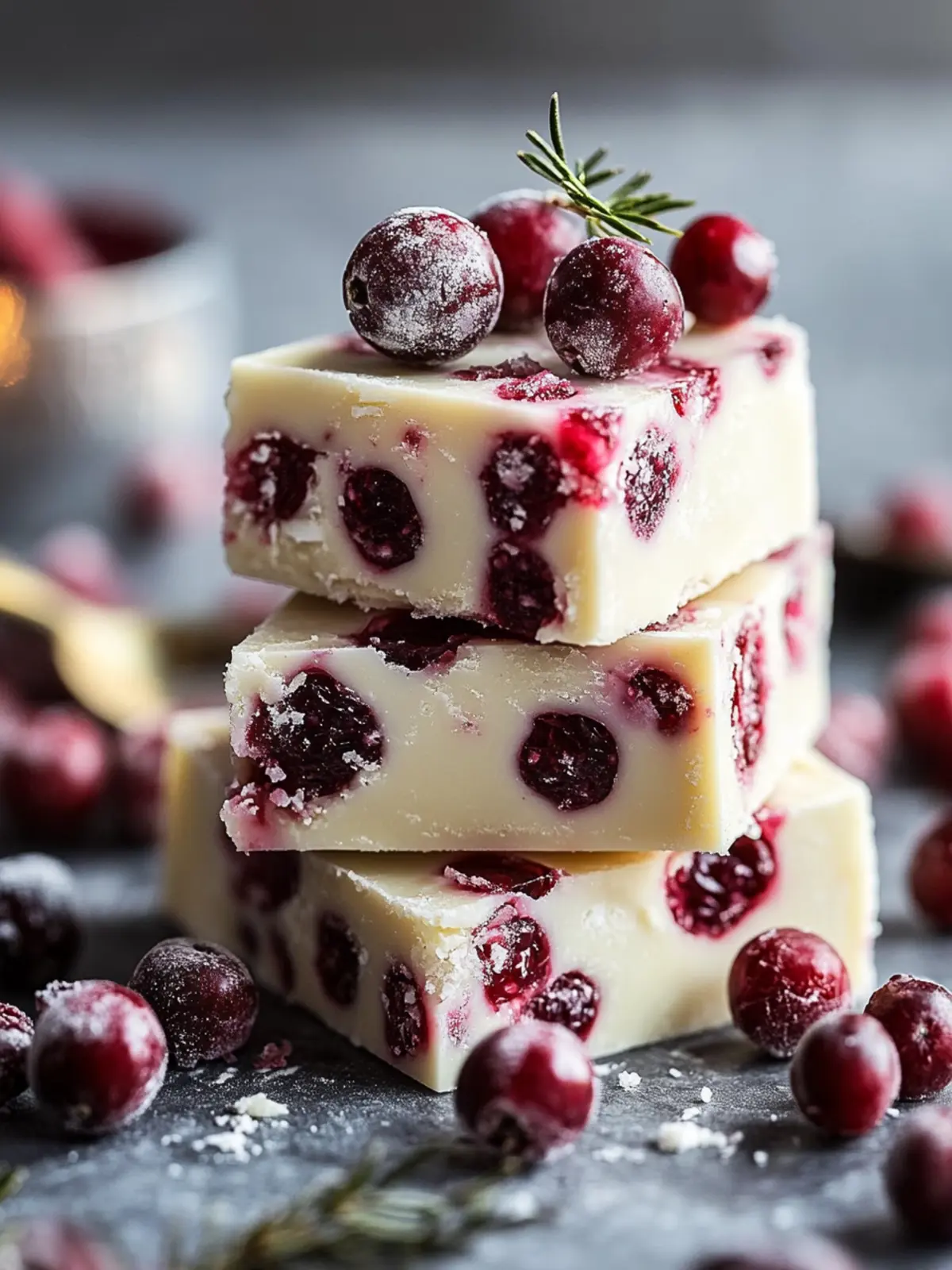 Weiße Schokoladen-Cranberry-Fudge: Dein Festlicher Genuss 5 Weiße Schokoladen-Cranberry-Fudge: 1 Göttliches Rezept