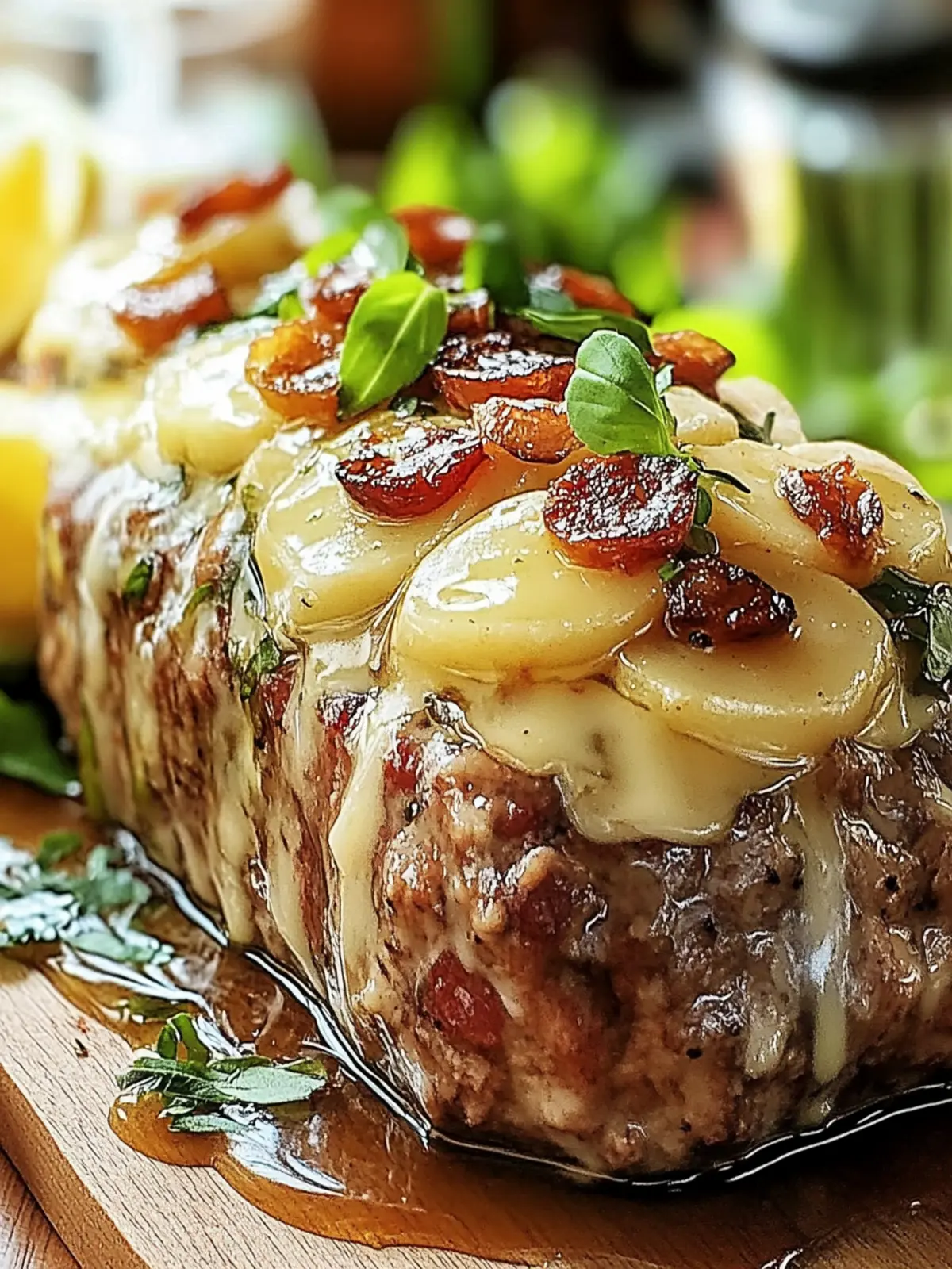 Herzhafter Bacon Pilz Schweizer Käse Hackbraten 2 Herzhafter Bacon Pilz Schweizer Käse Hackbraten Genuss