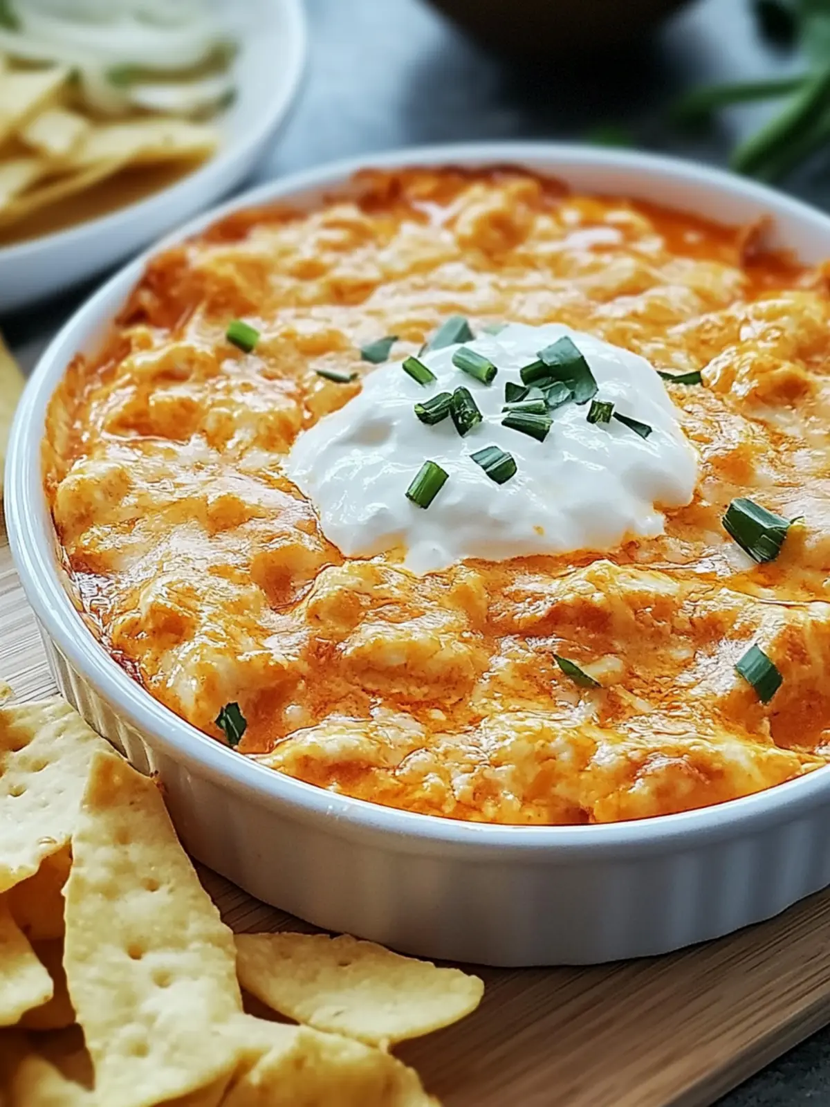 Frank's Red Hot Buffalo Hähnchen Dip für jede Party 4 Frank's Red Hot Buffalo Hähnchen Dip