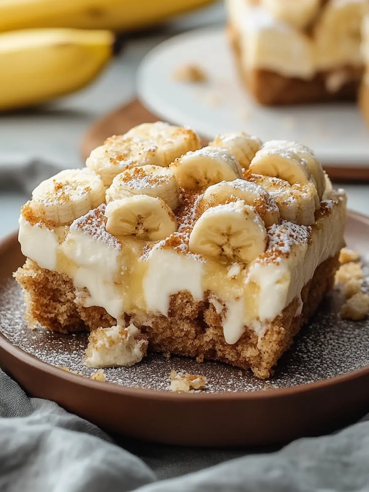 Saftige Bananenkrümel-Muffins mit Vanilleglasur für Genussmomente 3 Juicy banana crumb muffins with vanilla glaze