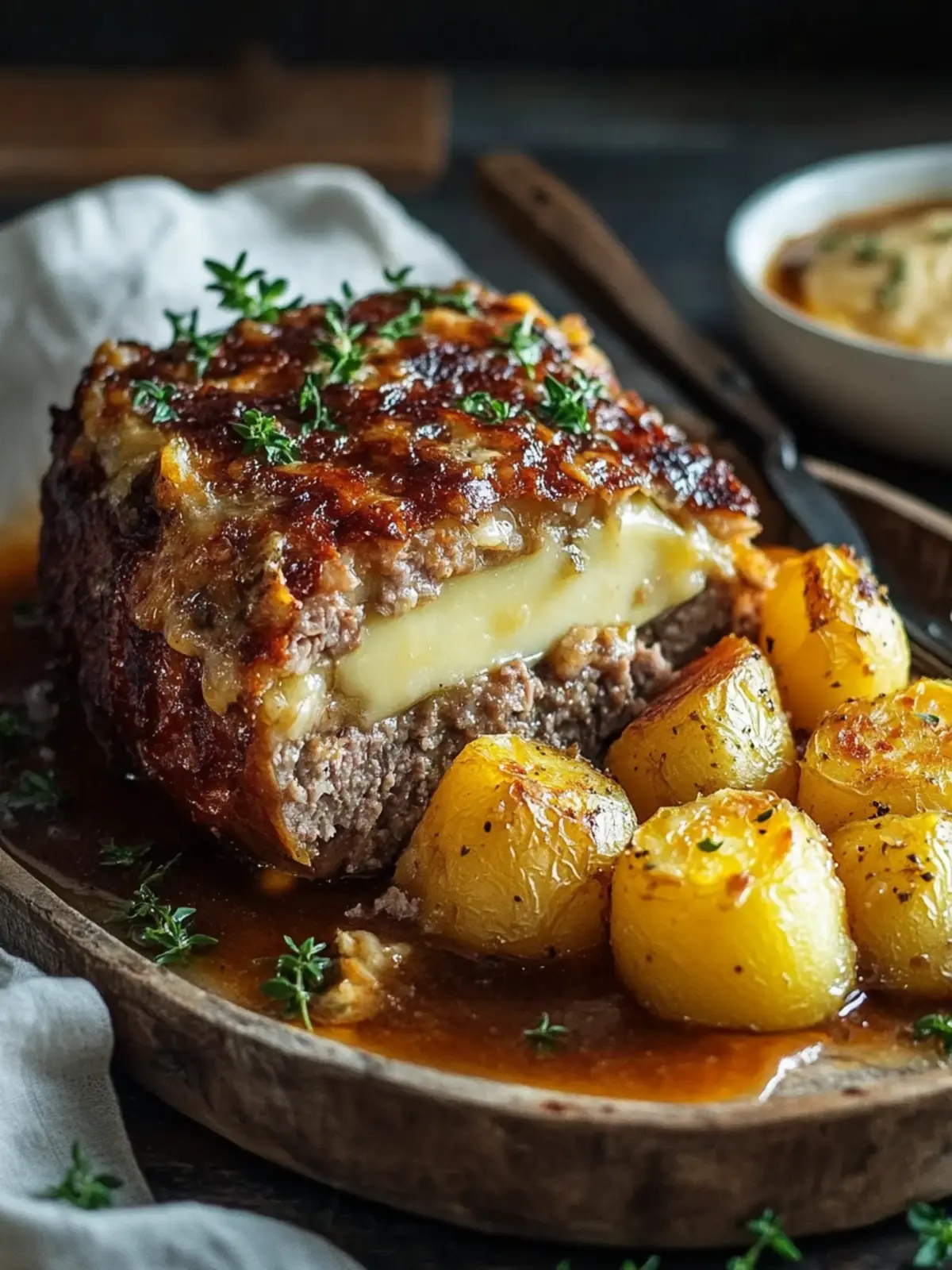 Hackbraten mit Kartoffelpüree und Käse – Ein Familienliebling 3 Hackbraten mit Kartoffelpüree und Käse