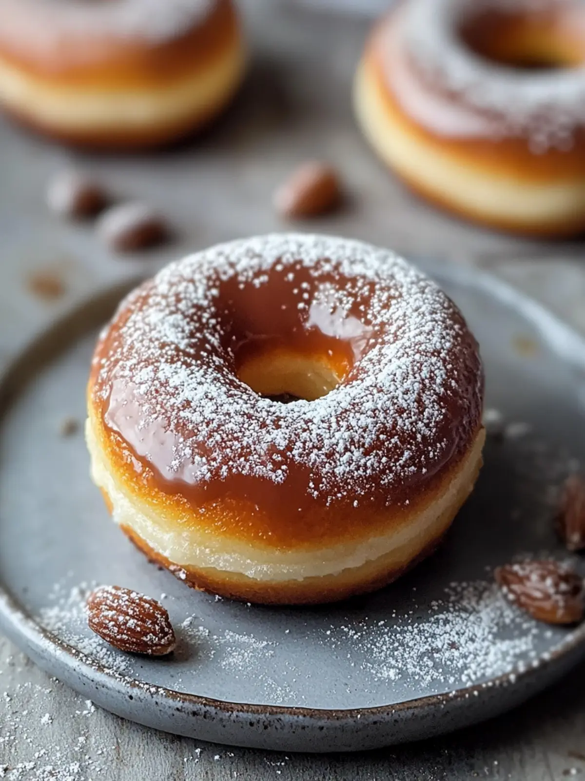 Gesalzene Karamell-Bananen-Maritozzi-Donuts: Herbst-Glück pur 2 Gesalzene Karamell-Bananen-Maritozzi-Donuts für Herbst-Glück