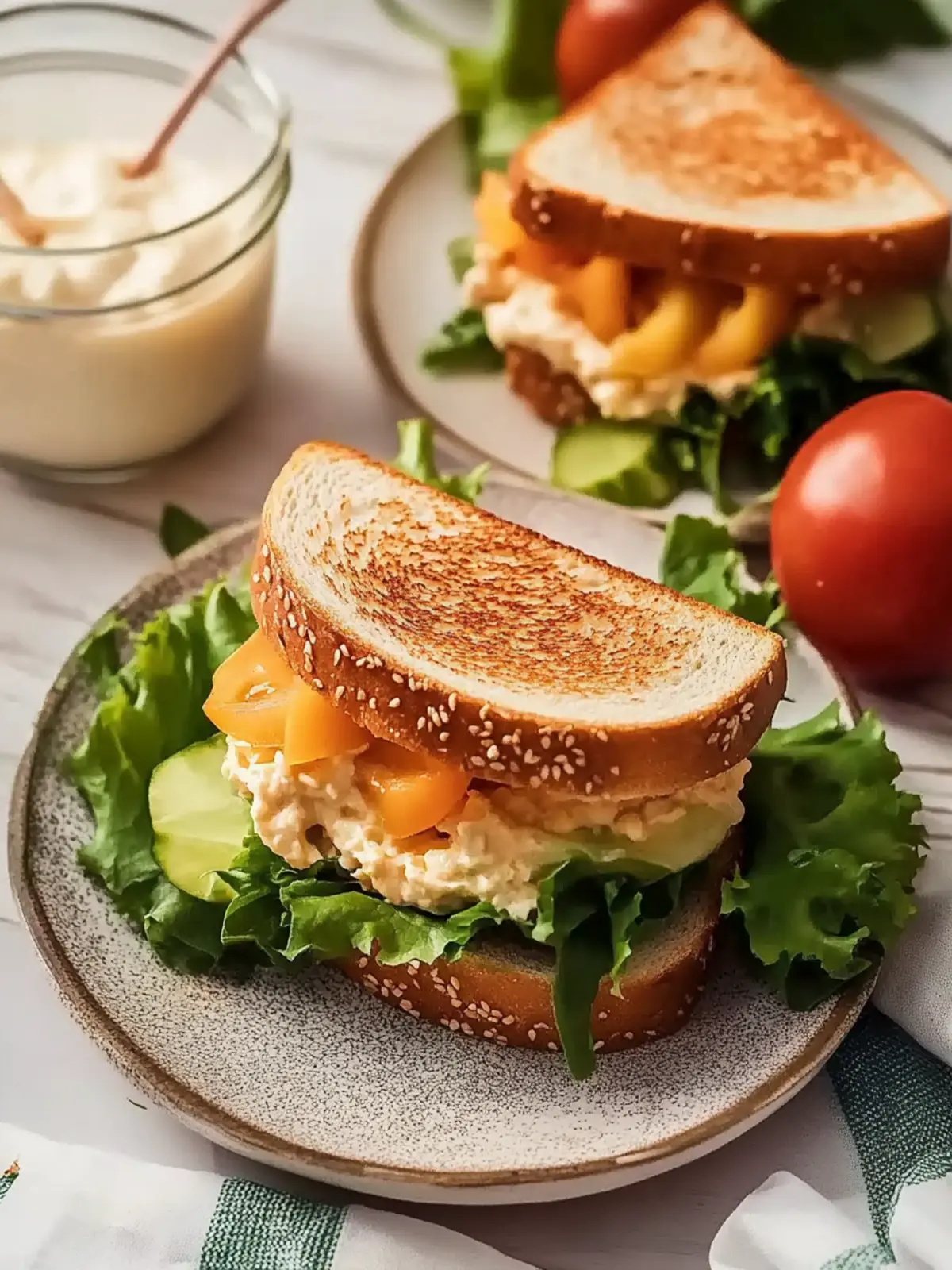 Mundwässernde Buffalo-Hühnchen-Dip-Sandwich für jeden Tag 3 Mundwässernde Buffalo-Hühnchen-Dip-Sandwich