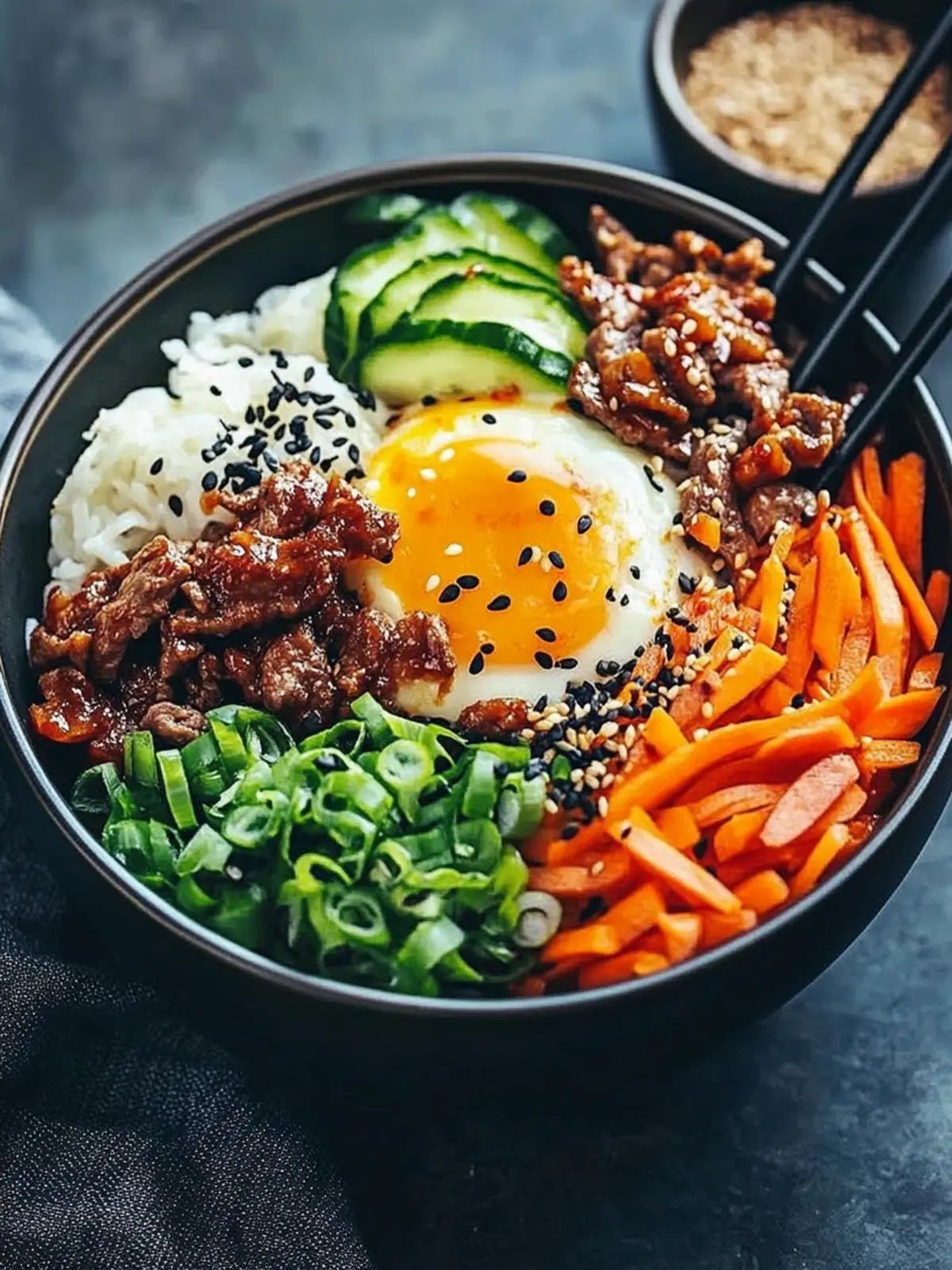 Schnelles Mittagessen: Koreanische Rinderhack-Bowl für jeden Tag 5 Schnelles Mittagessen: Koreanische Rinderhack-Bowl für jeden Tag