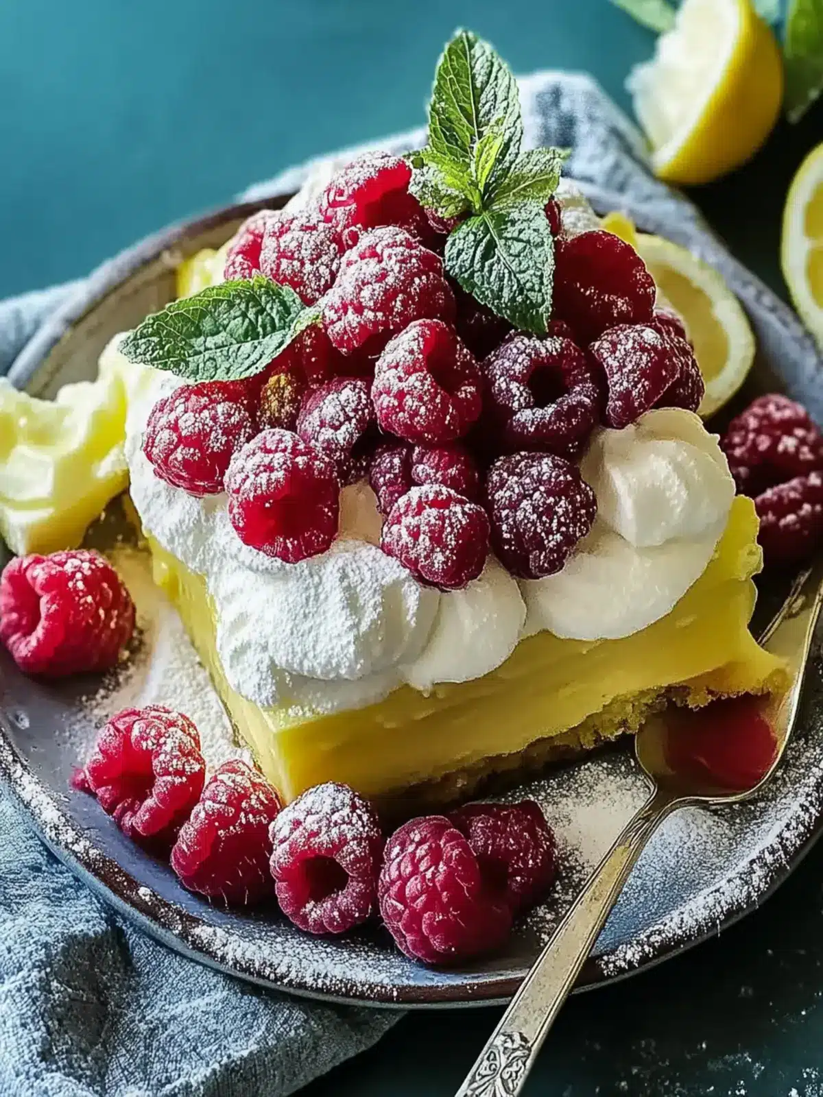 Himbeerwolke mit Mascarponecreme – Herzhaftes Luftdessert 5 Raspberry cloud with mascarpone cream - a treat for the heart