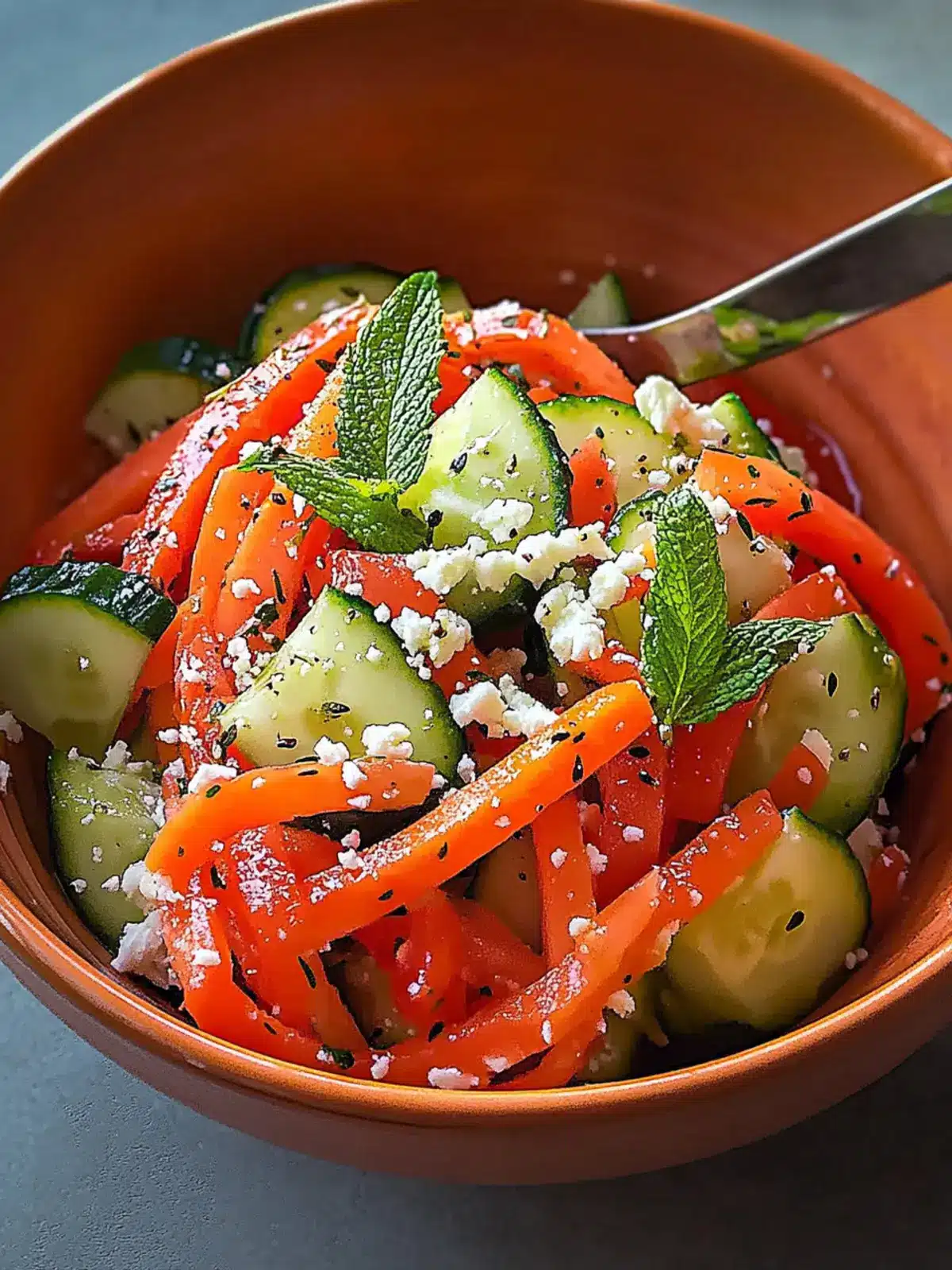 Perfekter Gurken-Möhren-Salat für heiße Tage – erfrischend & leicht 2 Perfekter Gurken-Möhren-Salat für heiße Tage
