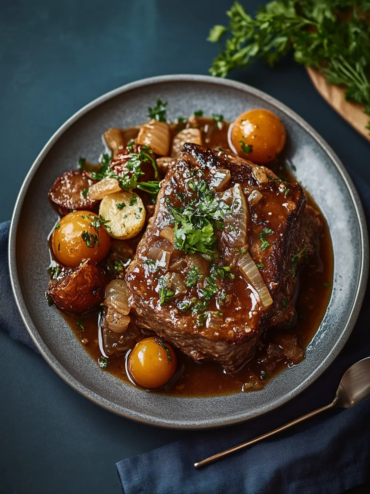 Zarte Schweinekoteletts aus dem Slow Cooker für entspannte Abende 4 Schweinekoteletts Slow Cooker