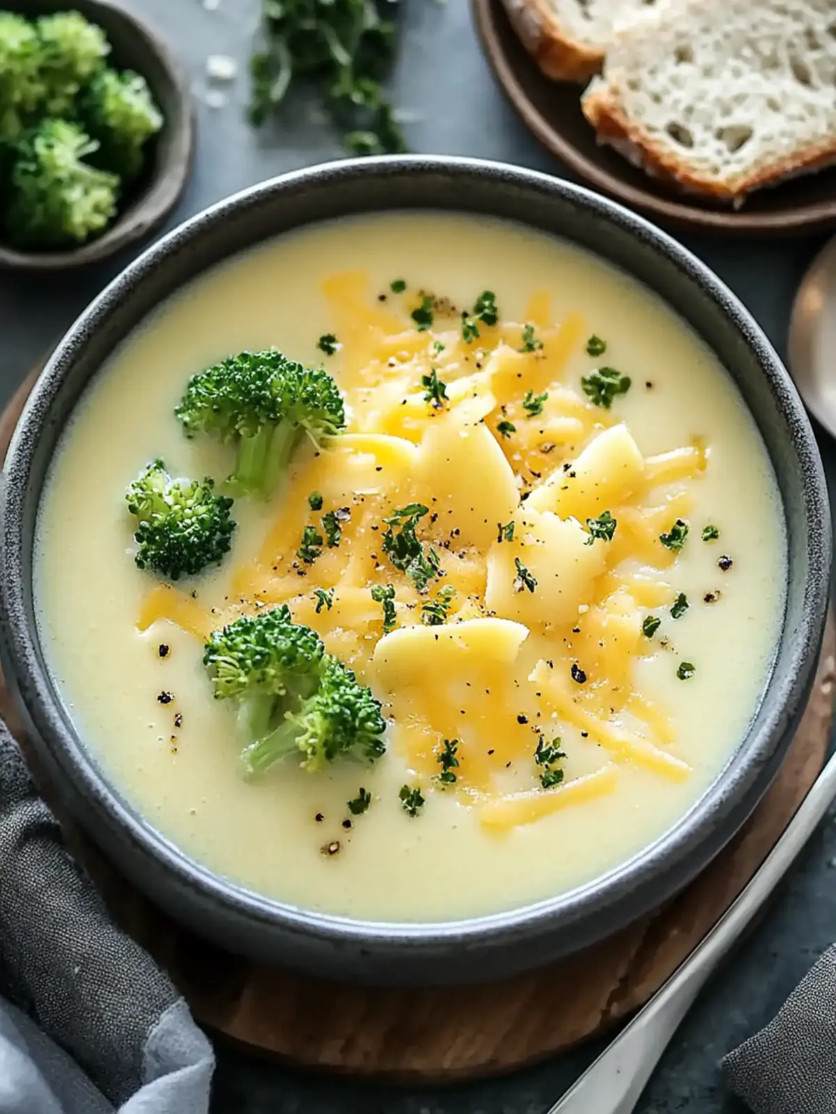 Einfache Panera Nachahmer Brokkoli Cheddar Suppe in 30 Minzeit 4 Einfache Panera Nachahmer Brokkoli Cheddar Suppe