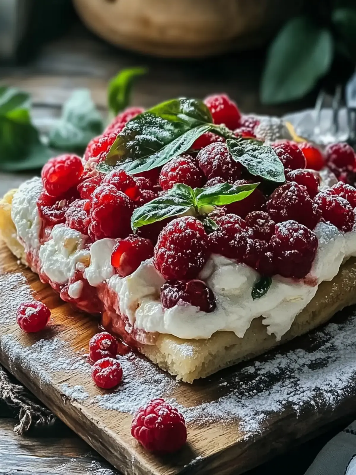 Himbeerwolke mit Mascarponecreme – Herzhaftes Luftdessert 2 Raspberry cloud with mascarpone cream - a treat for the heart