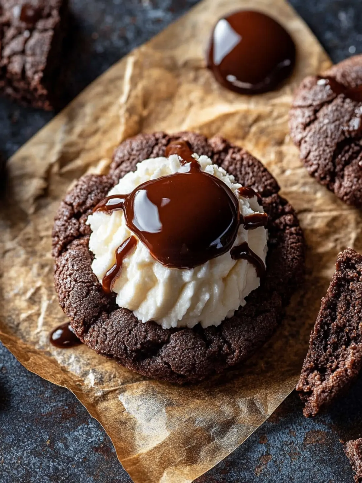 Zarte Schoko-Daumenkekse: Ein köstlicher Schokoladentraum 2 Zarte Schoko-Daumenkekse