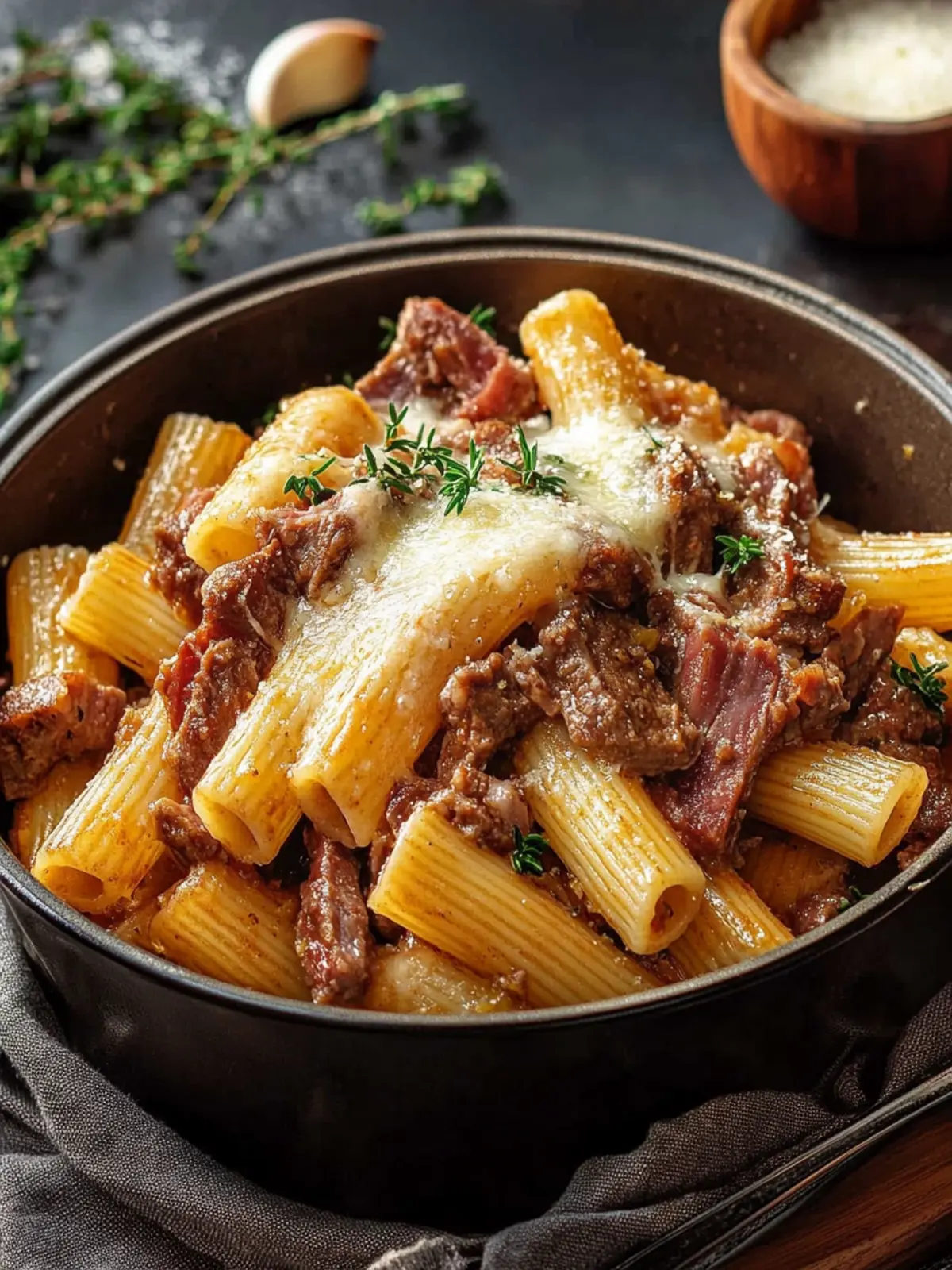 Überbackener Rigatoni-Auflauf mit Hackfleisch: Ein Klasiker für Alle 2 Überbackener Rigatoni-Auflauf mit Hackfleisch