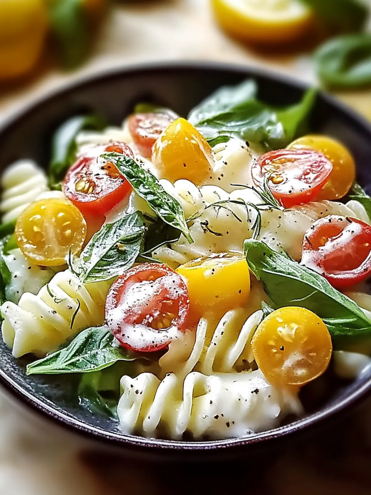 Magischer Nudelsalat mit Joghurt: So lecker und einfach 2 Magischer Nudelsalat mit Joghurt: 1 köstliches Rezept
