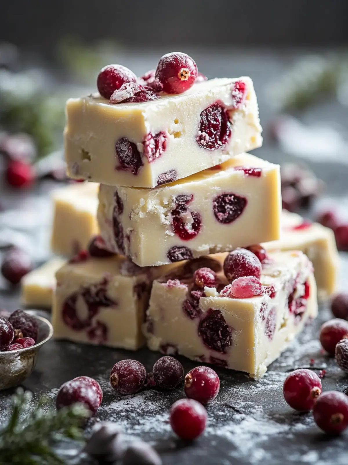 Weiße Schokoladen-Cranberry-Fudge: Einfach und Göttlich! 3 Weiße Schokoladen-Cranberry-Fudge: 1 Göttliches Rezept