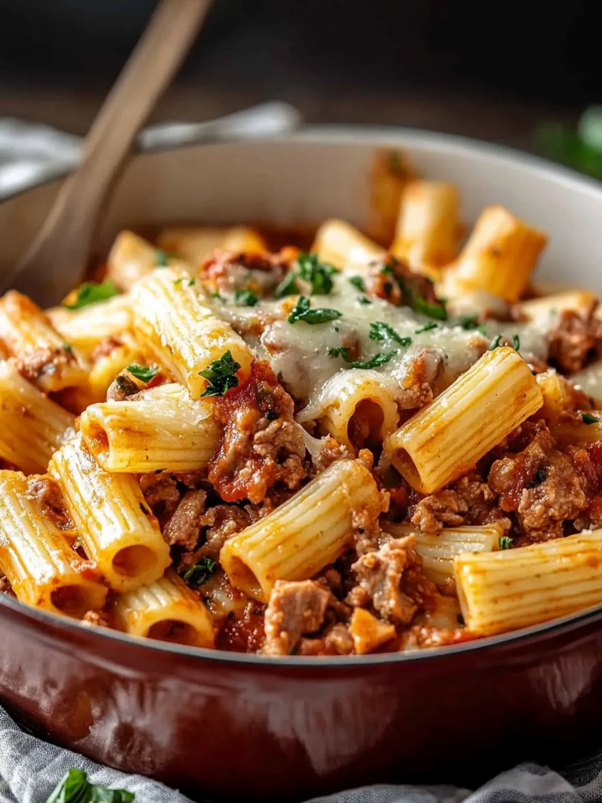 Überbackener Rigatoni-Auflauf mit Hackfleisch: Ein Klasiker für Alle 5 Überbackener Rigatoni-Auflauf mit Hackfleisch