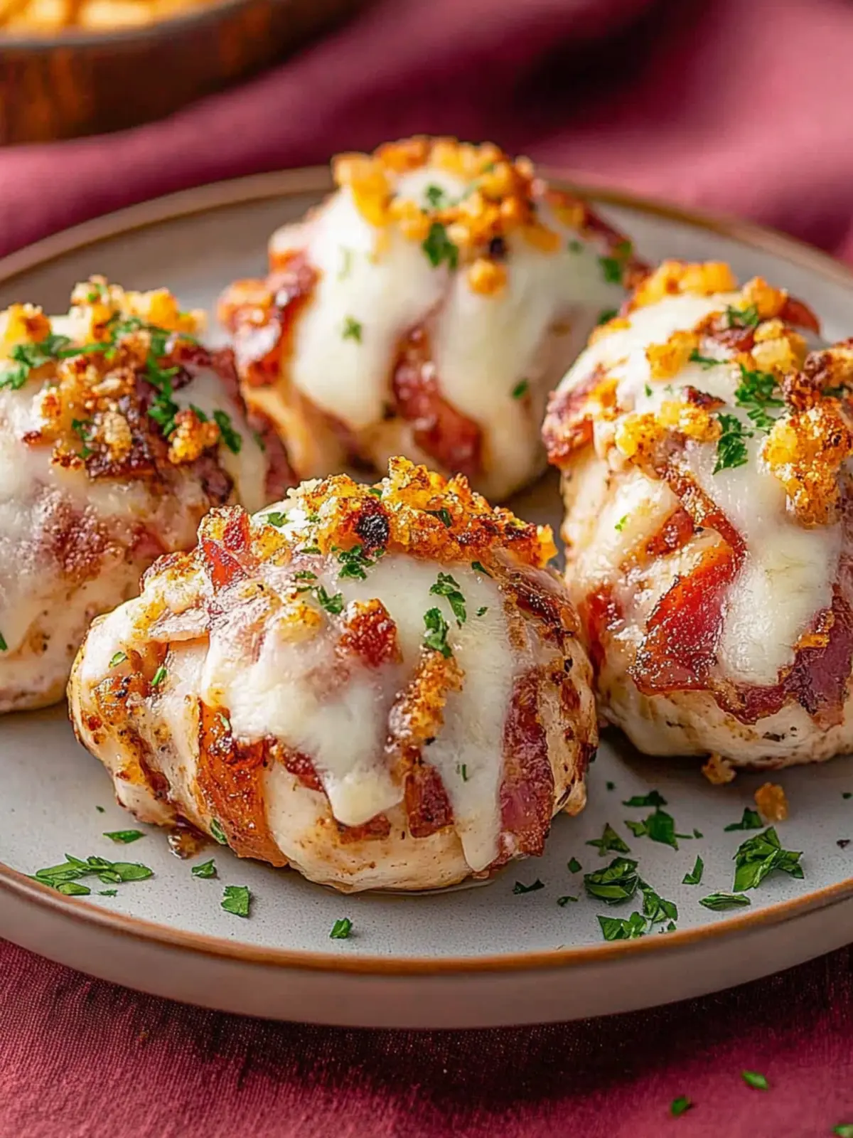 Speck umwickelte gefüllte Hähnchenbrust: Saftig und lecker 5 Speck umwickelte gefüllte Hähnchenbrust: So wird sie saftig