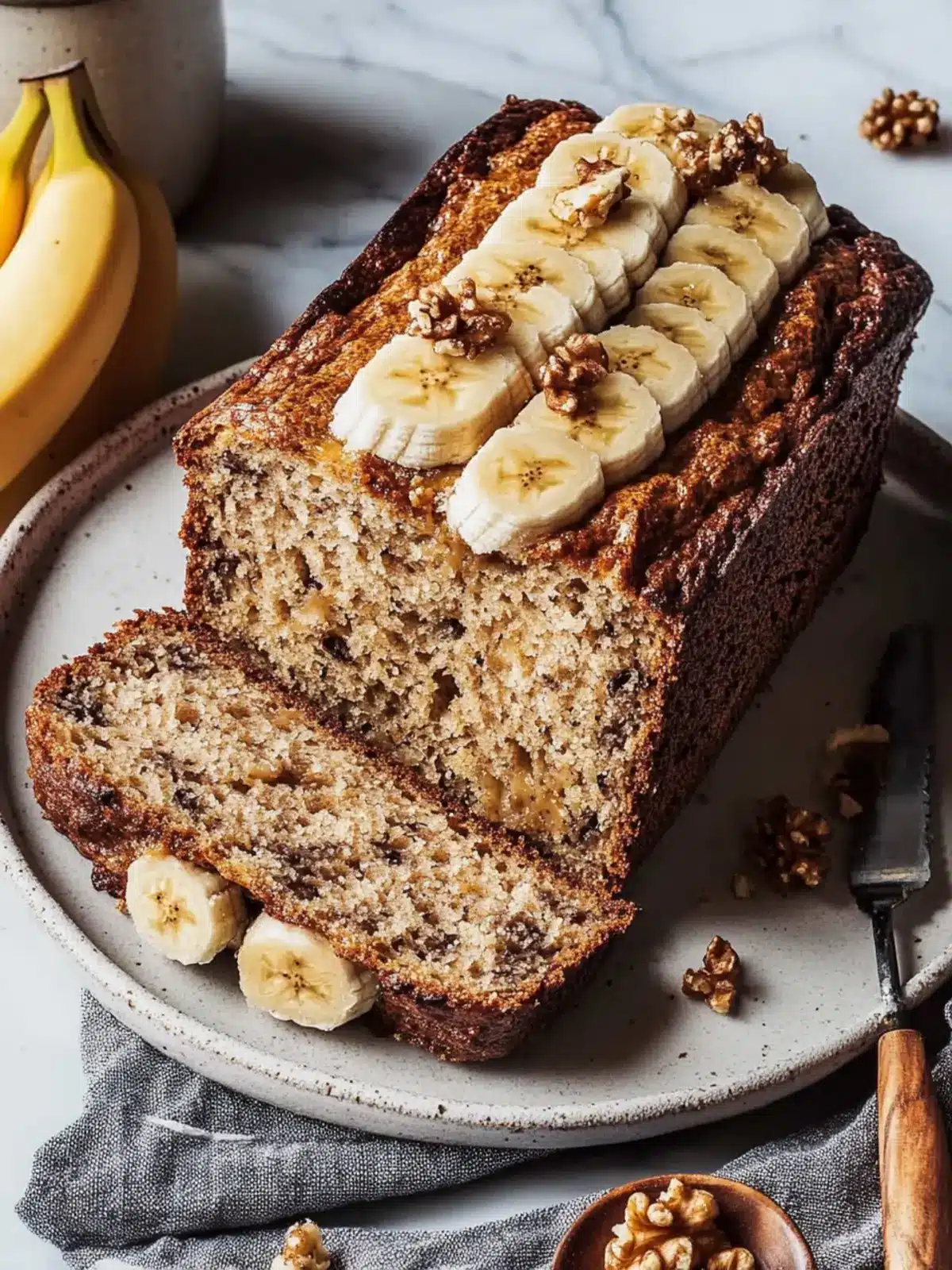 Saftiges Bananen-Nuss-Brot für unwiderstehlichen Genuss 5 Saftiges Bananen-Nuss-Brot