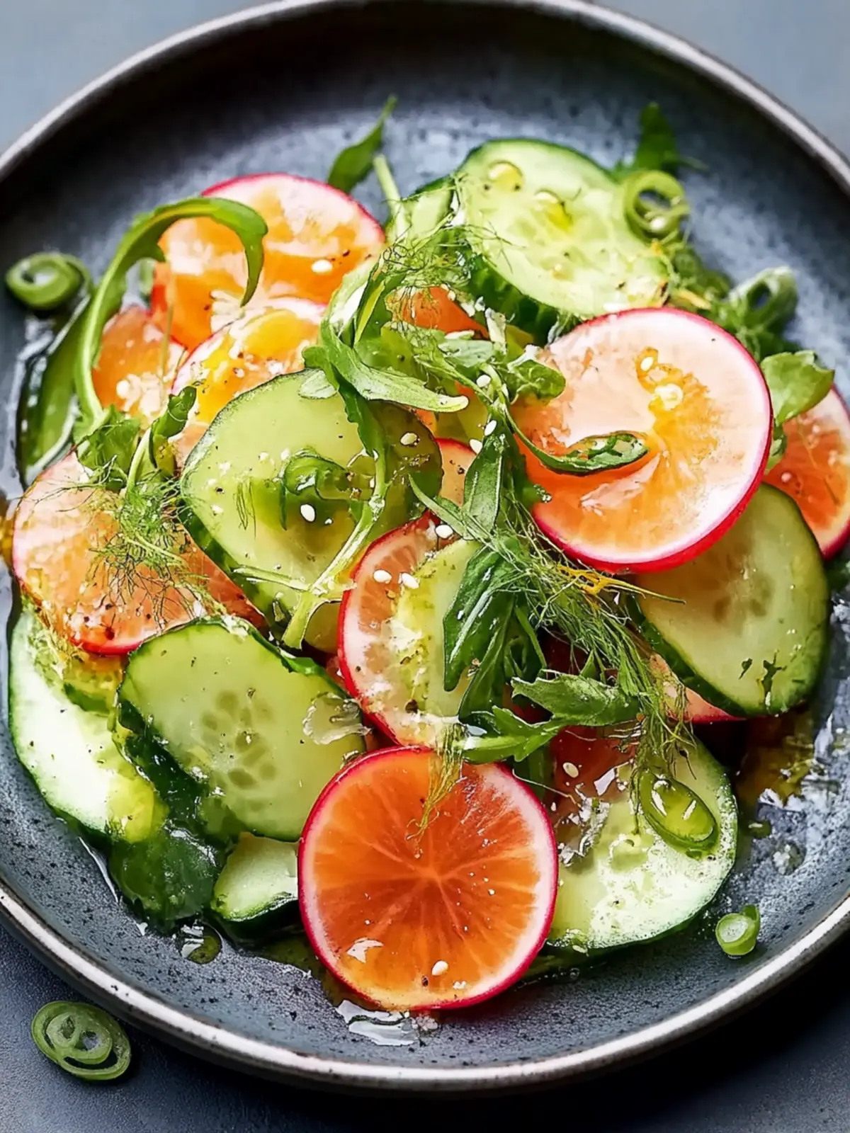 Scharfer Gurkensalat für erfrischende Sommergenüsse 4 Scharfer Gurkensalat