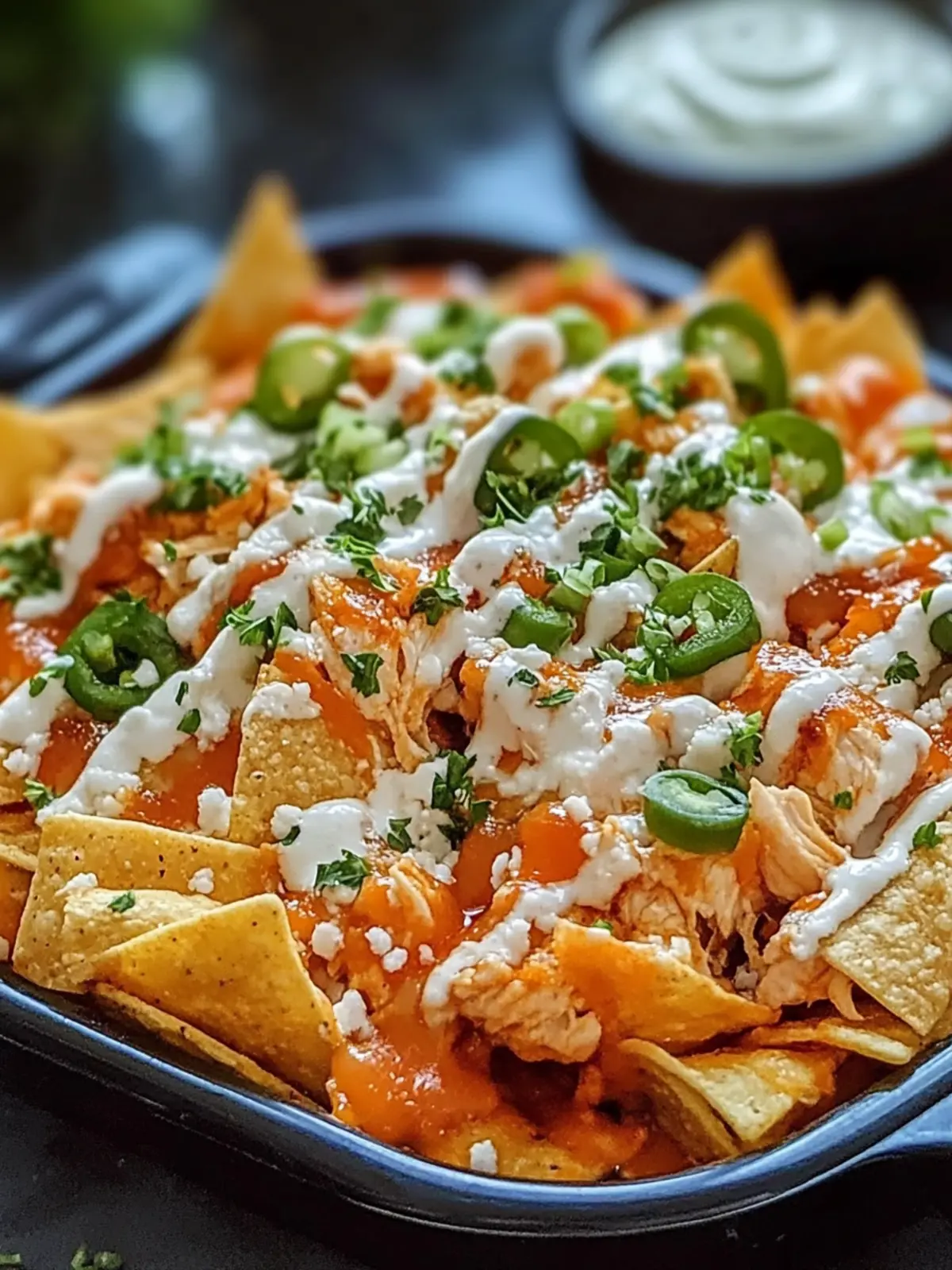 Buffalo Chicken Nachos: Ultimatives Rezept für 5 Genussfreunde 2 Buffalo Chicken Nachos: Ein Unglaubliches Ultimatives Rezept für 5 Personen