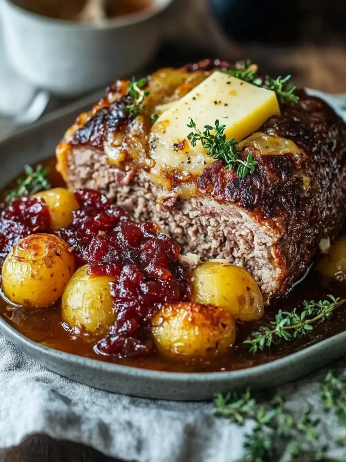 Hackbraten mit Kartoffelpüree und Käse – Ein Familienliebling 2 Hackbraten mit Kartoffelpüree und Käse